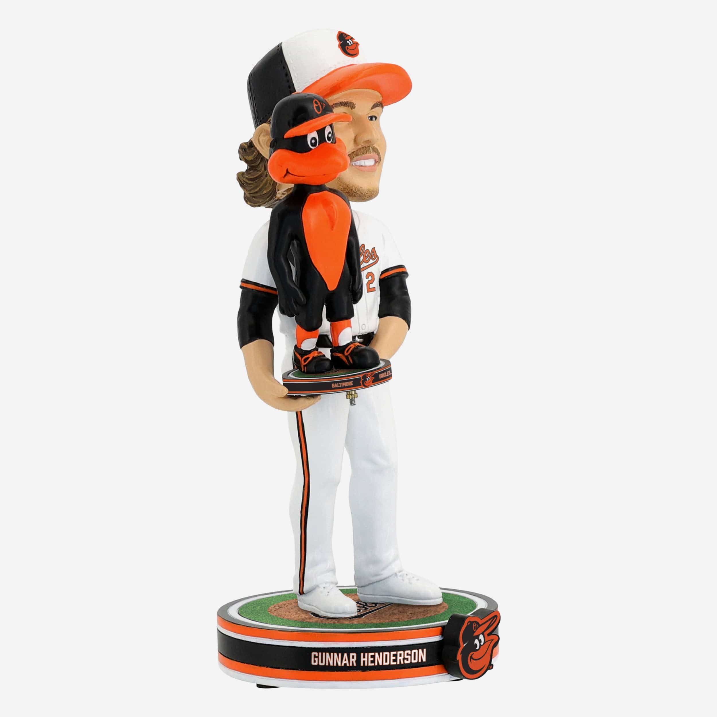 Gunnar Henderson & The Oriole Bird Baltimore Orioles Bobble Dubblz Friendz Bobblehead - Image 5