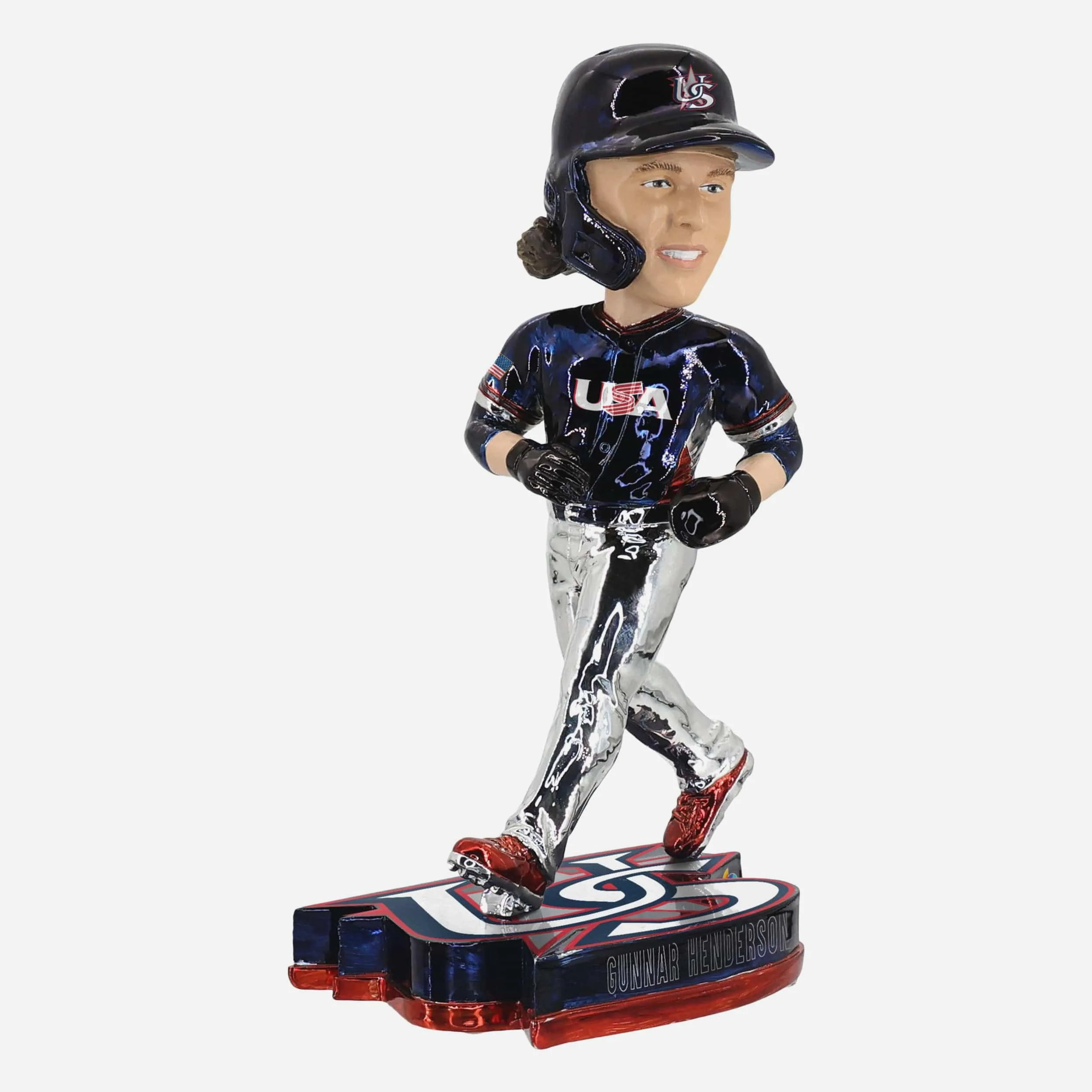 Gunnar Henderson USA 2026 World Baseball Classic Electroplated Edition Bobblehead - Image 4