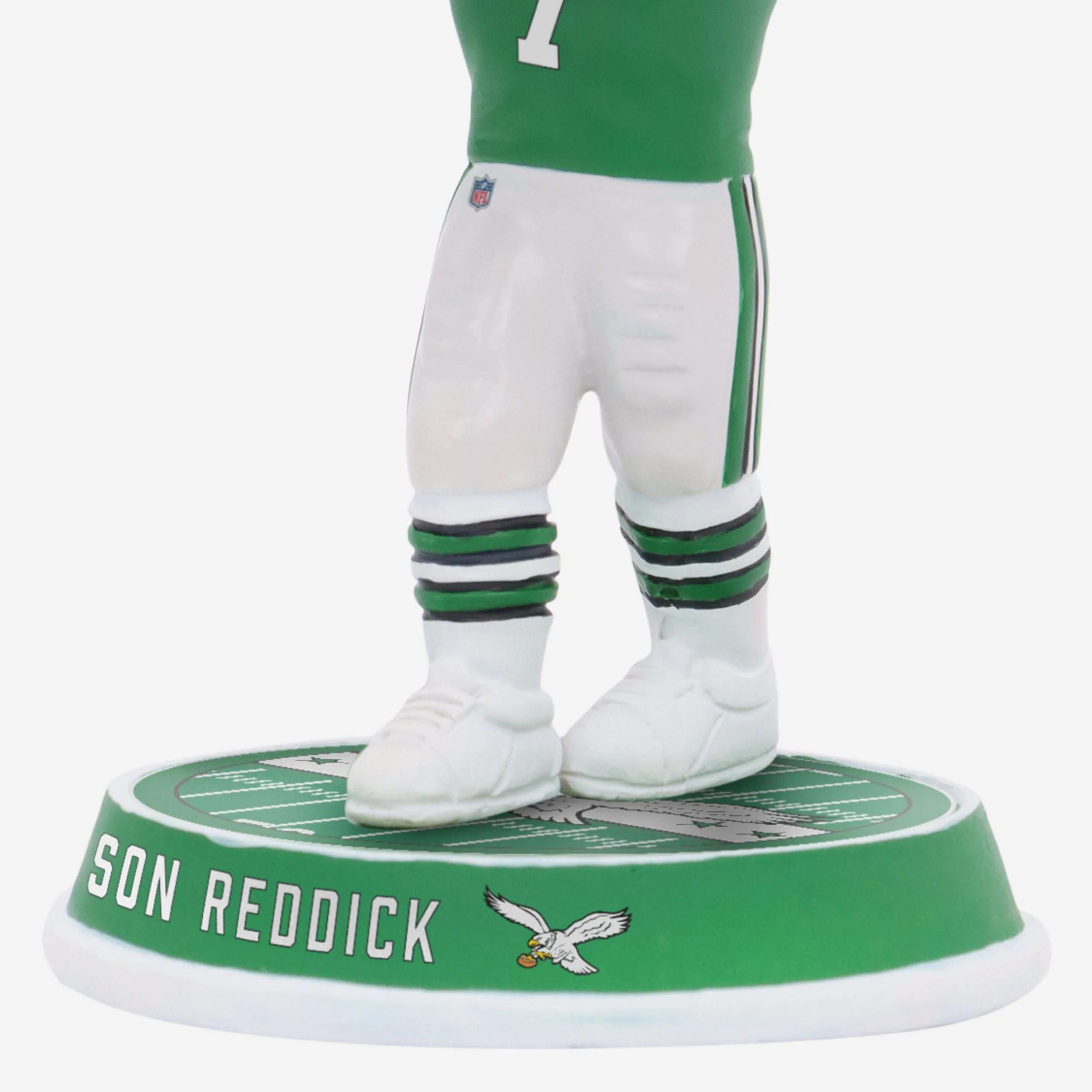 Haason Reddick Philadelphia Eagles Kelly Green Uniform Field Stripe Mini Bighead Bobblehead - Image 3