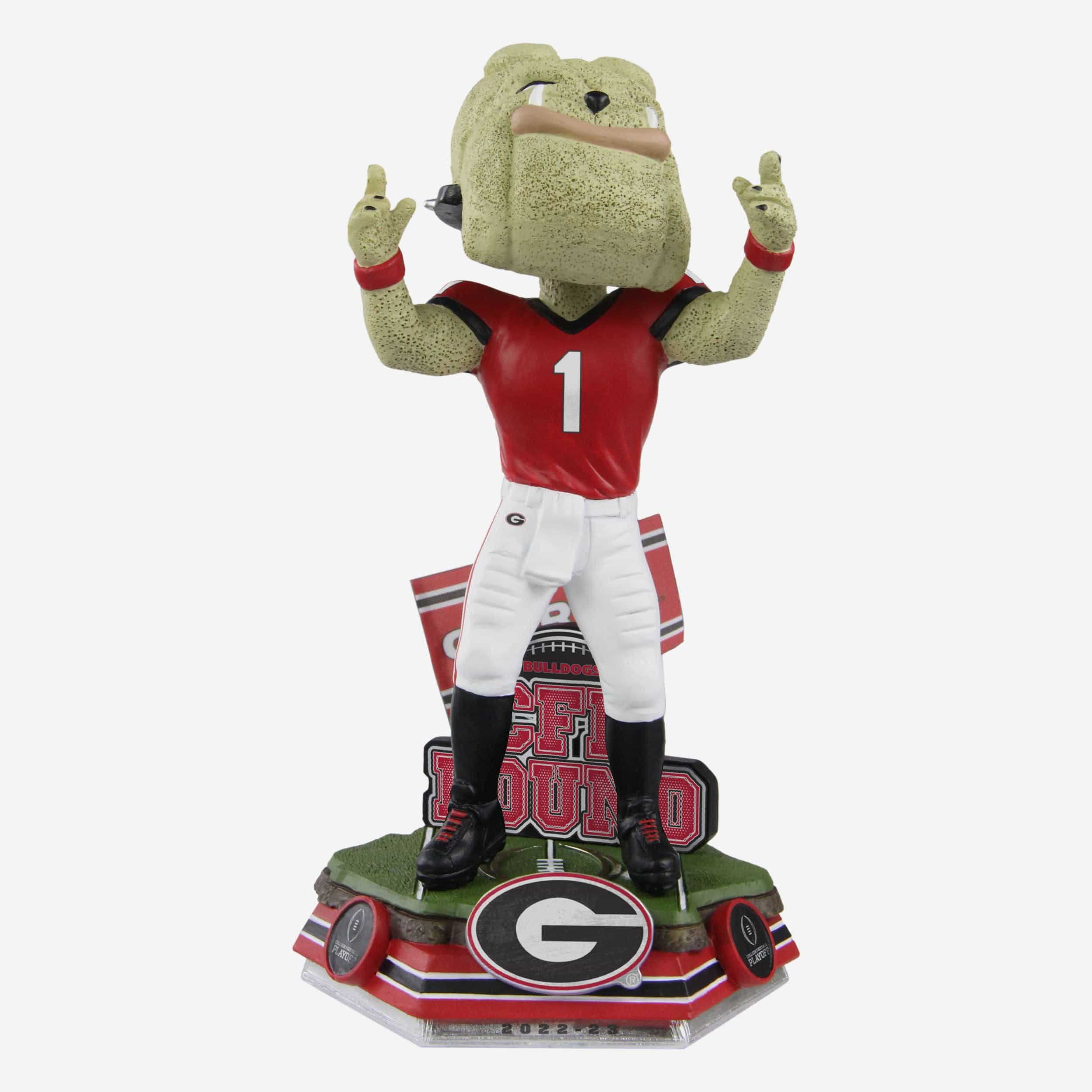 Hairy Dawg Georgia Bulldogs 2022 College Football Playoffs Mascot Bobblehead