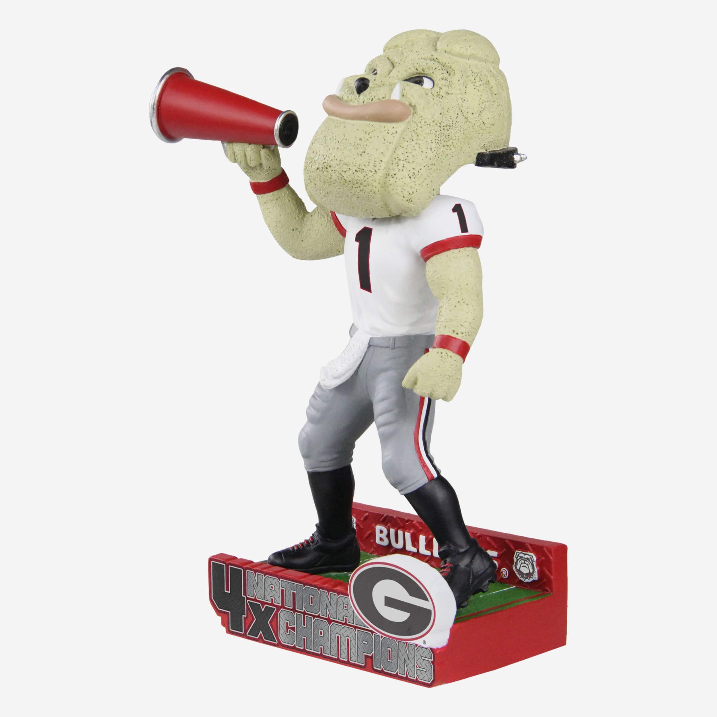 Hairy Dawg Georgia Bulldogs 4X National Champions Mascot Bobblehead - Image 4