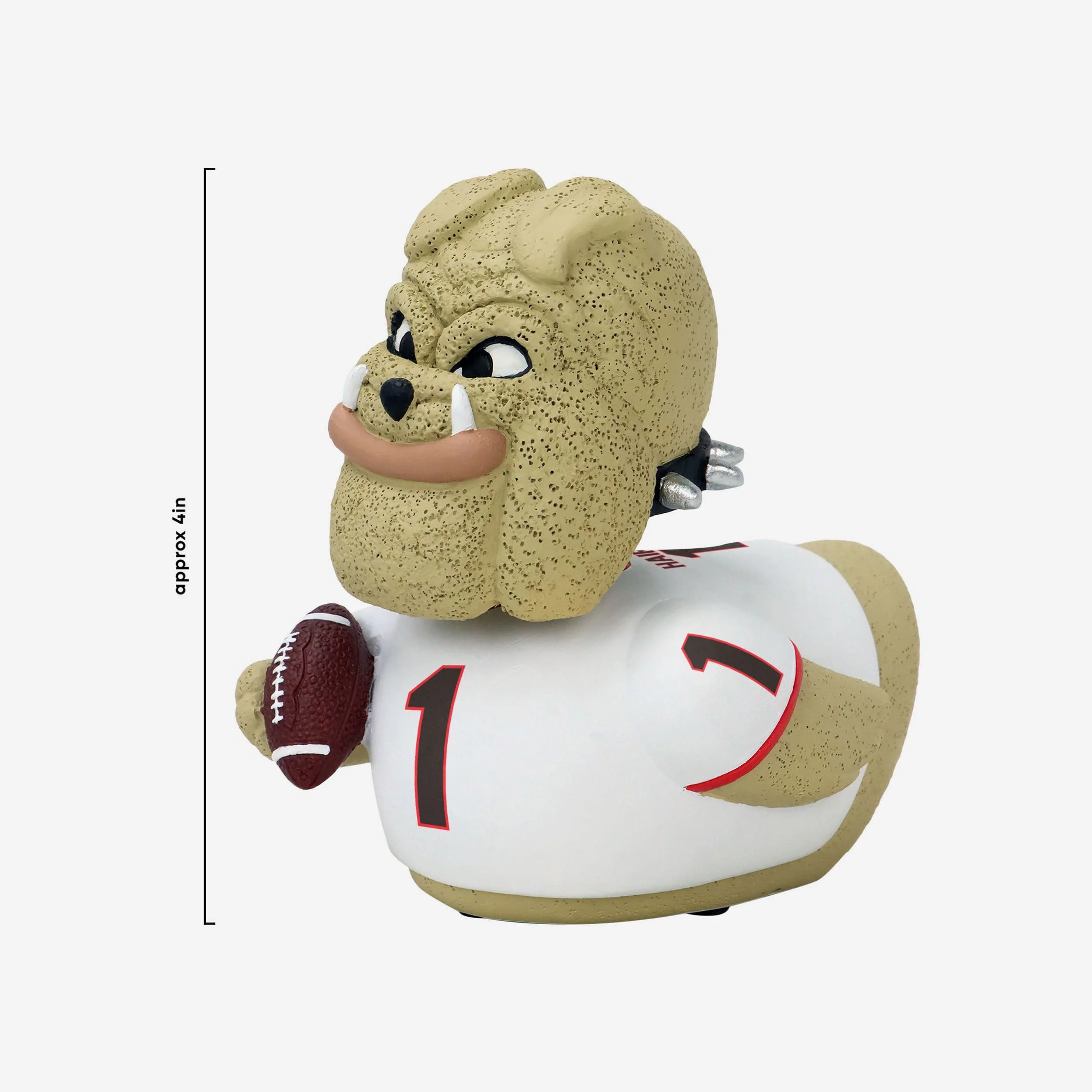 Hairy Dawg Georgia Bulldogs Bobble Duck Mascot Mini Bobblehead - Image 4