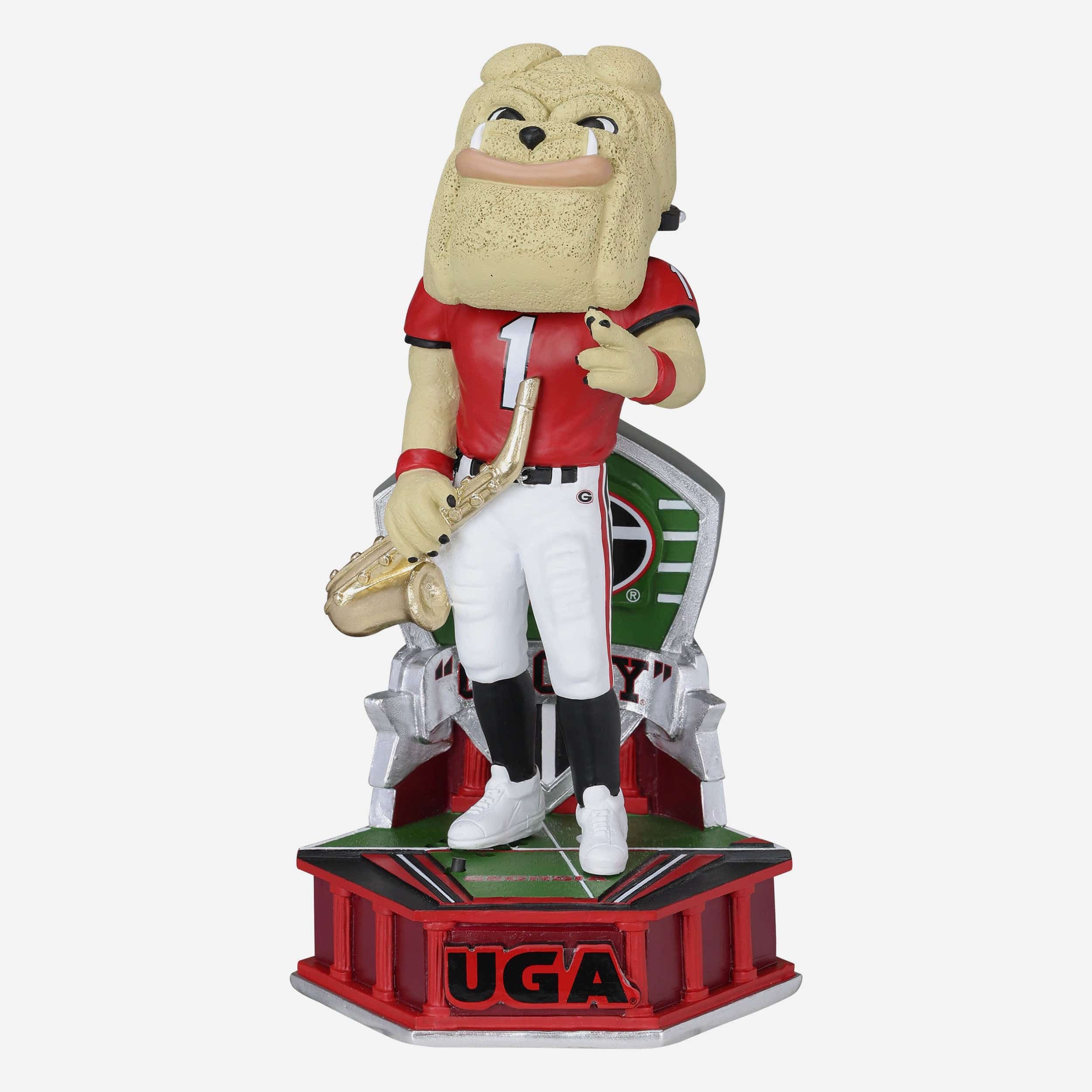 Hairy Dawg Georgia Bulldogs Fight Song Mascot Bobblehead
