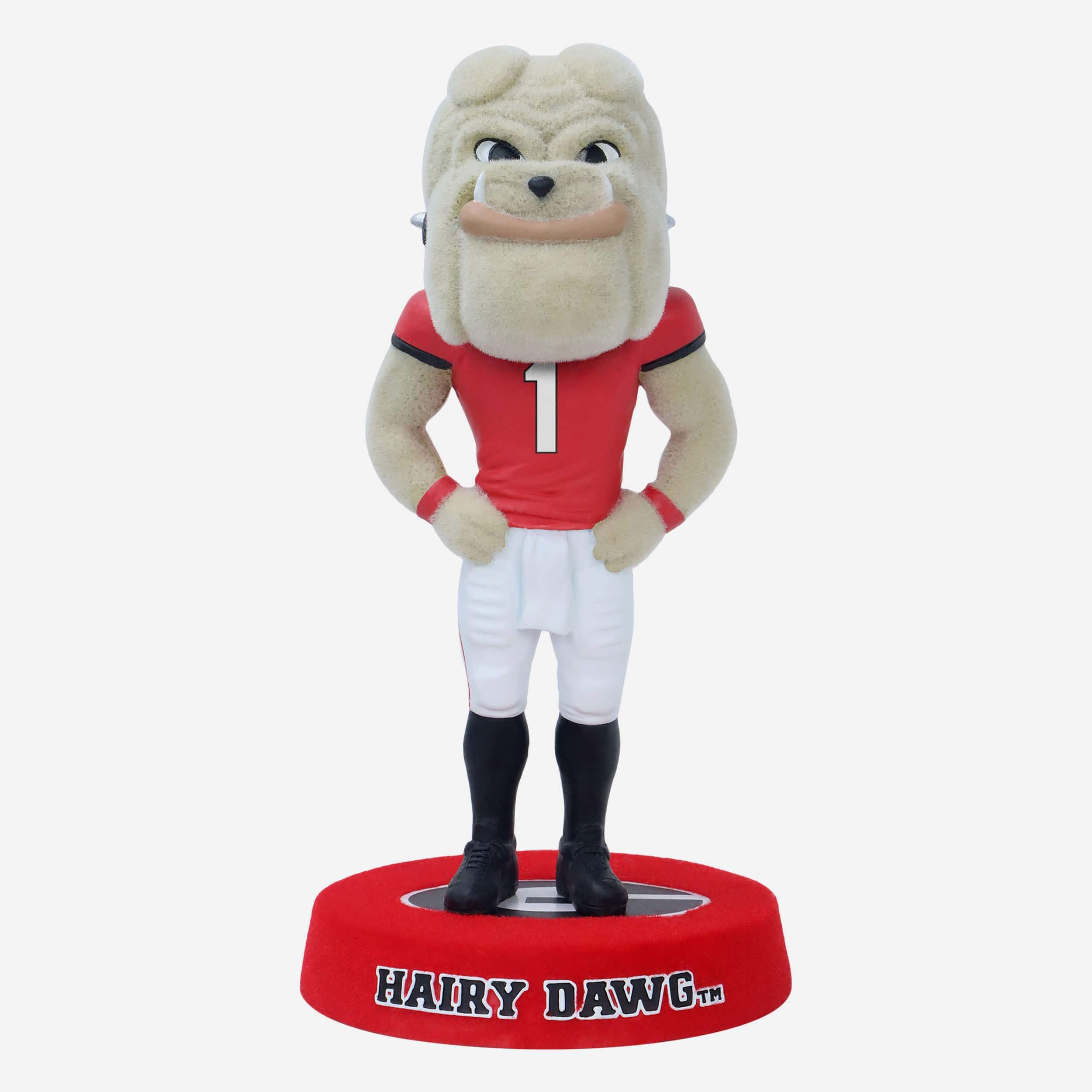 Hairy Dawg Georgia Bulldogs Fuzzy Fur Mascot Bobblehead