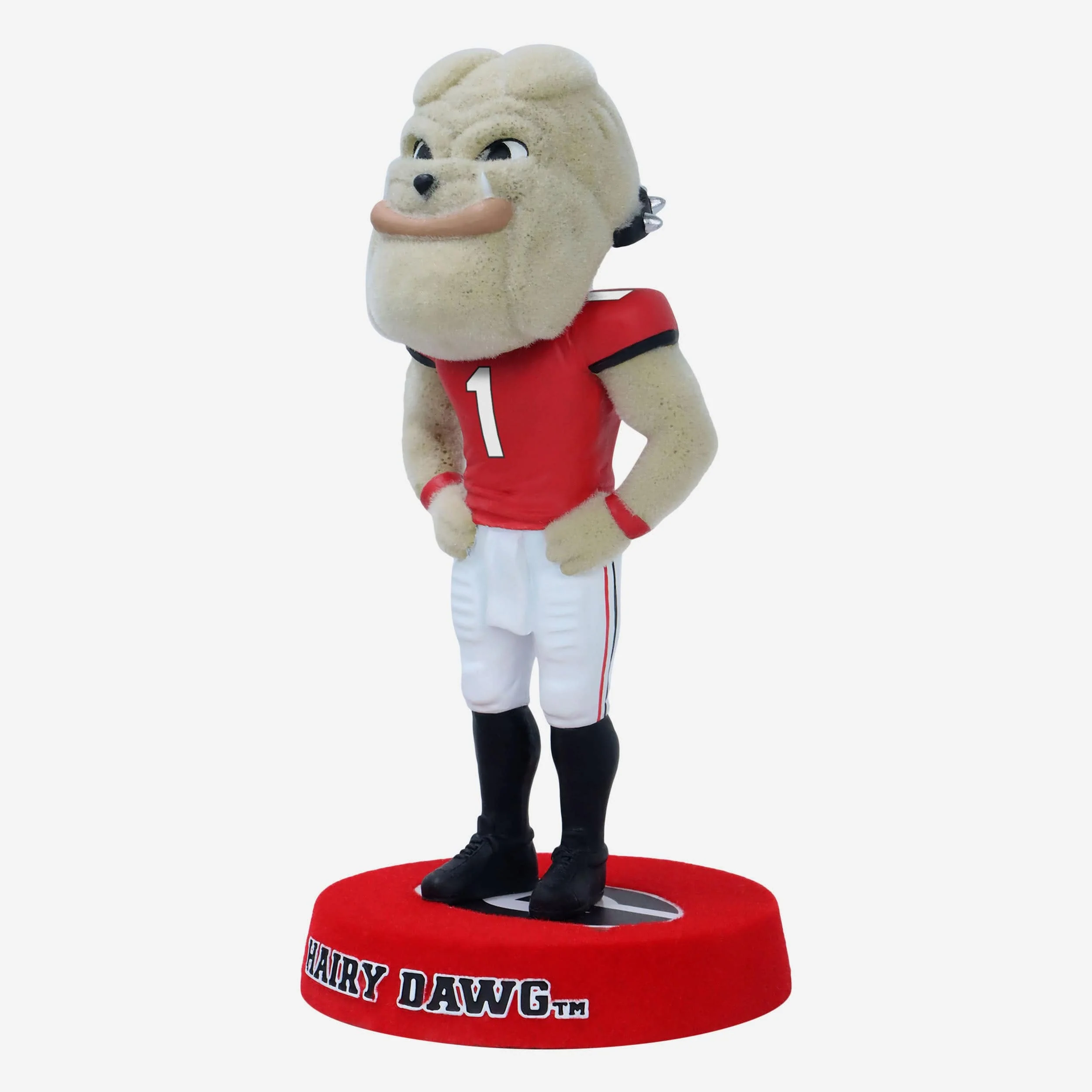 Hairy Dawg Georgia Bulldogs Fuzzy Fur Mascot Bobblehead - Image 4
