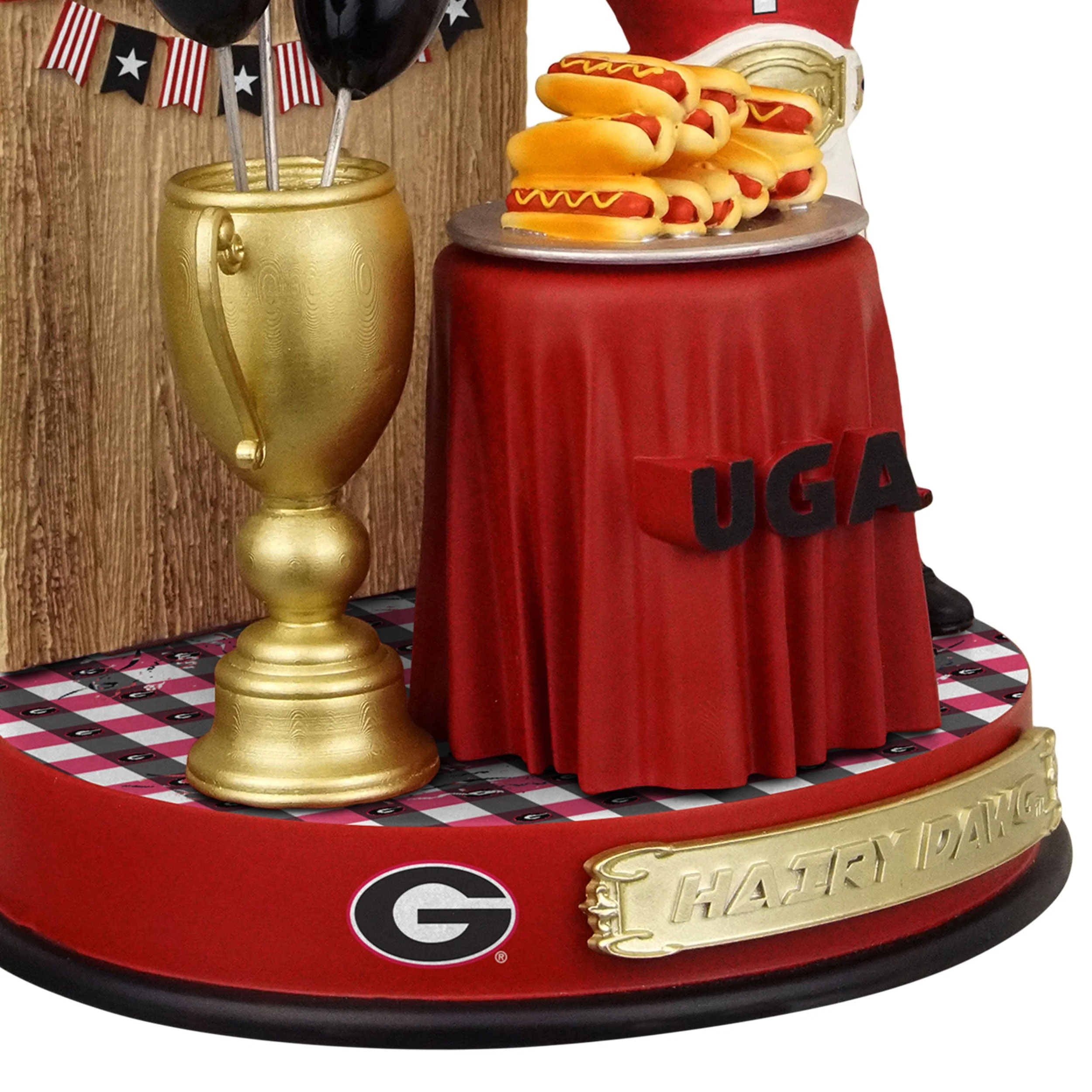 Hairy Dawg Georgia Bulldogs Hot Dog Eating Contest Bobblehead - Image 3