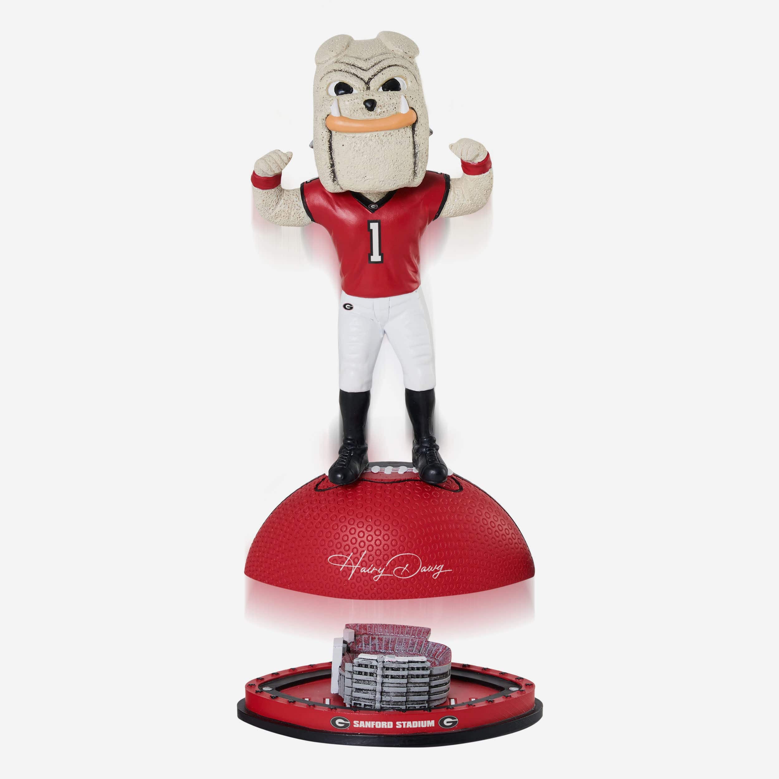 Hairy Dawg Georgia Bulldogs Magnetic Stadium Base Mascot Bobblehead - Image 2