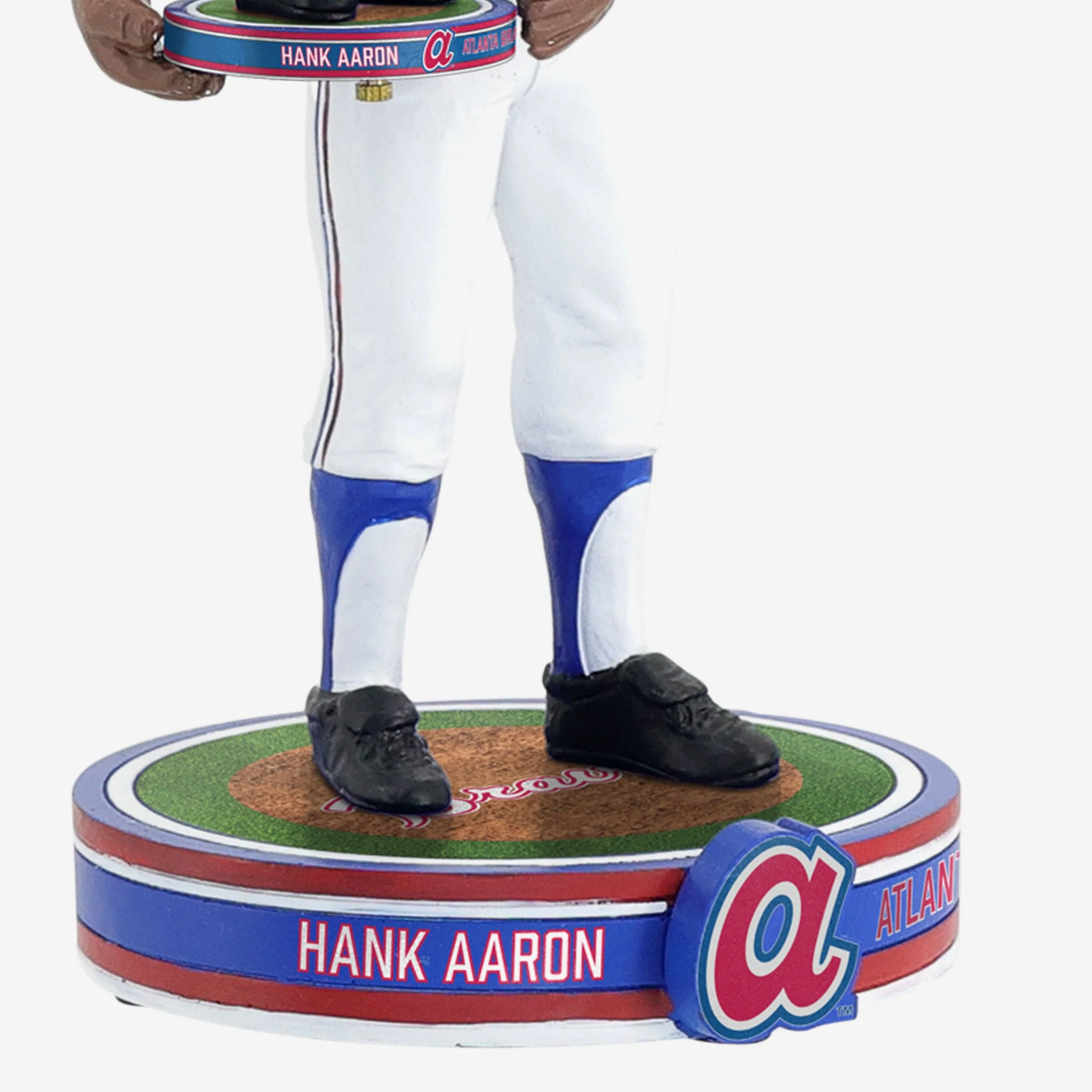 Hank Aaron Atlanta Braves Bobble Dubblz Bobblehead - Image 3
