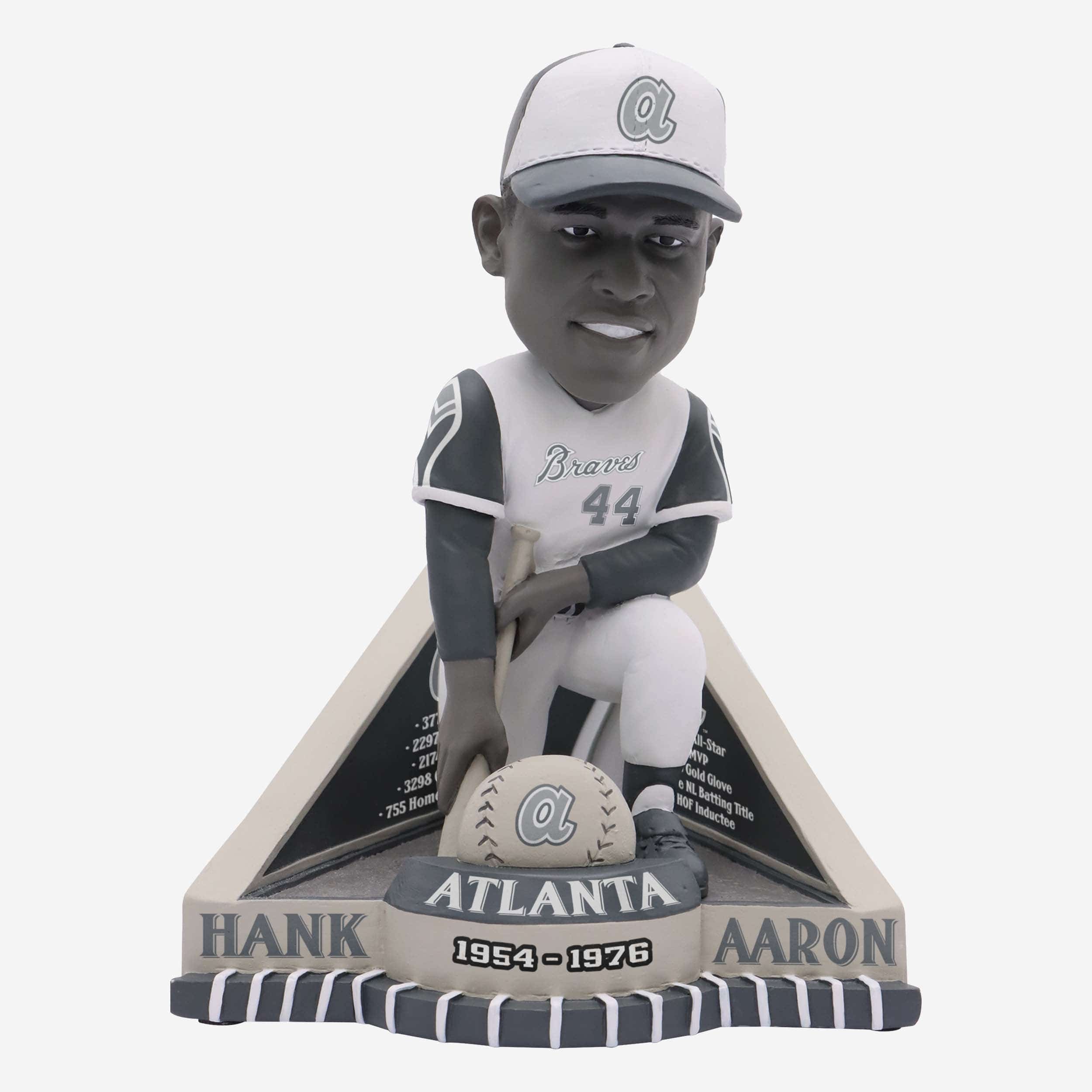 Hank Aaron Atlanta Braves Career Stat Variant Bobblehead