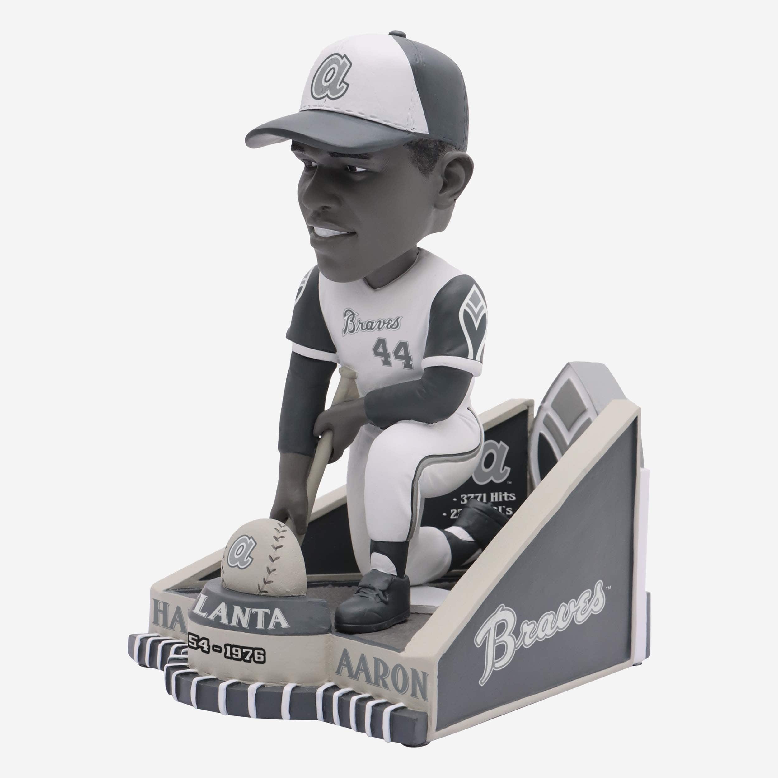 Hank Aaron Atlanta Braves Career Stat Variant Bobblehead - Image 4