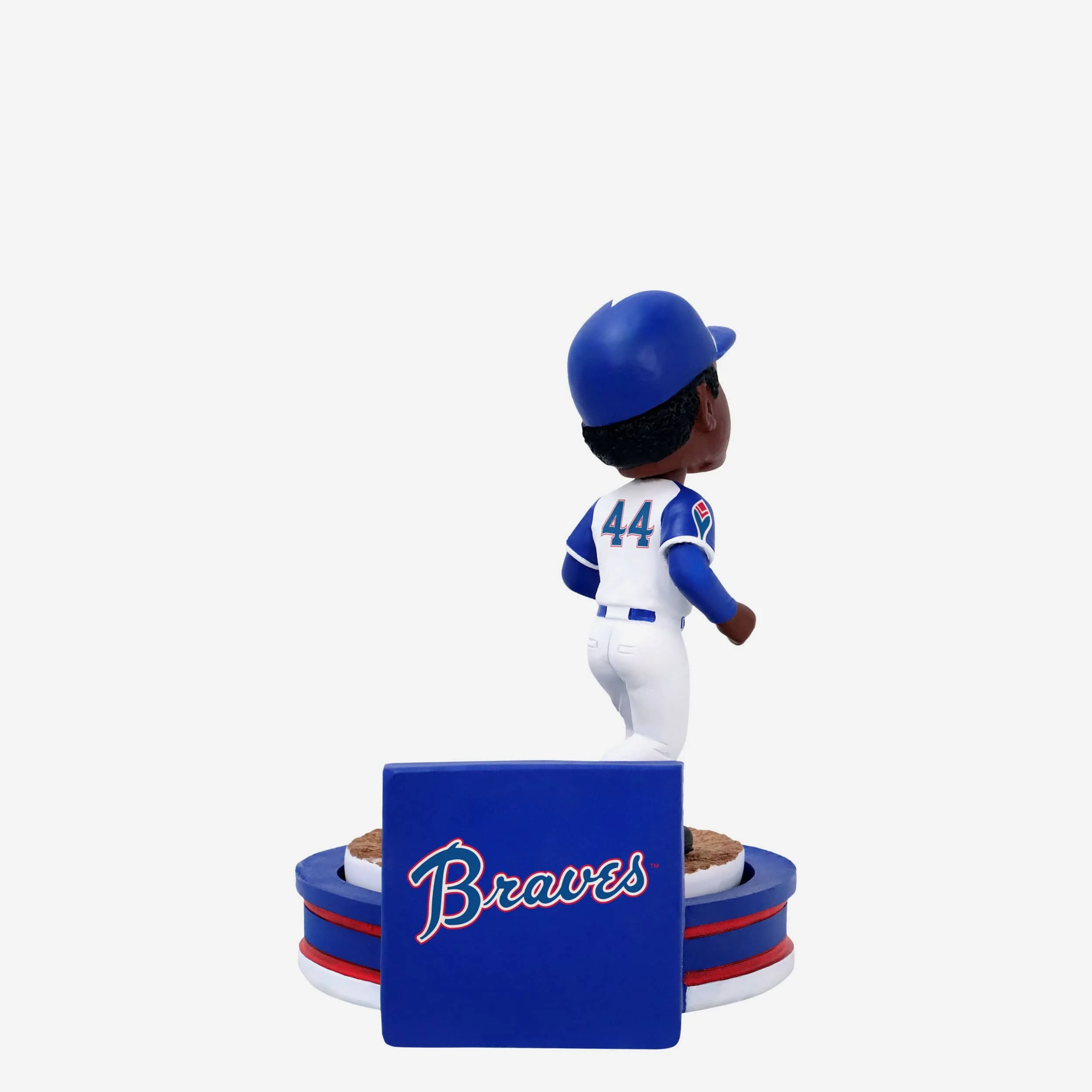 Hank Aaron Atlanta Braves Home Run Spinner Mini Bobblehead Scene - Image 6