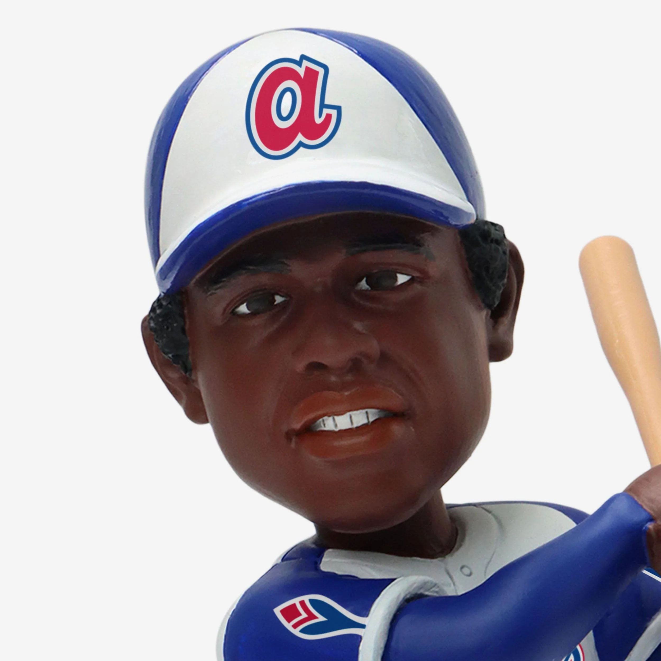 Hank Aaron Atlanta Braves Patch Collection Bobblehead - Image 2