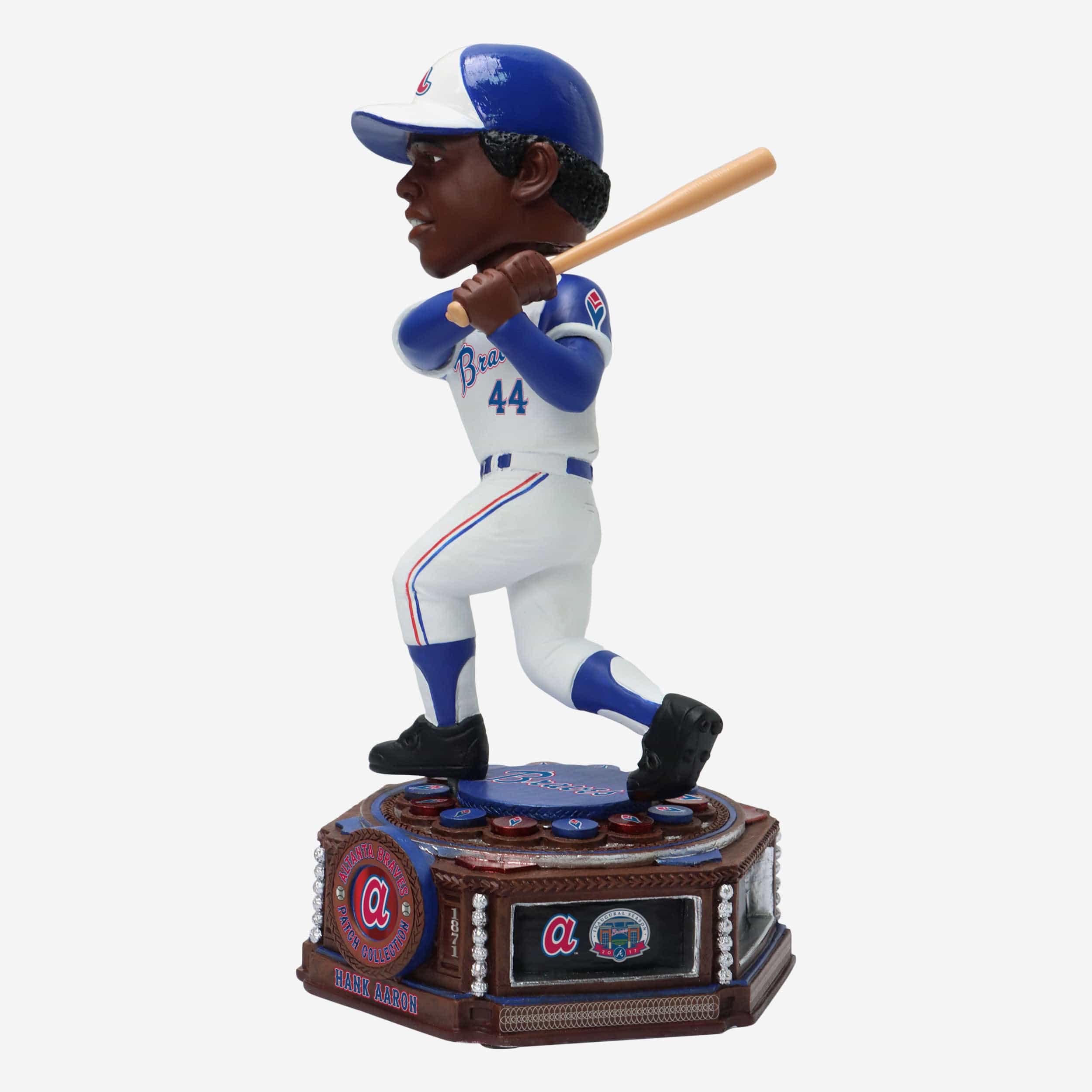 Hank Aaron Atlanta Braves Patch Collection Bobblehead - Image 4