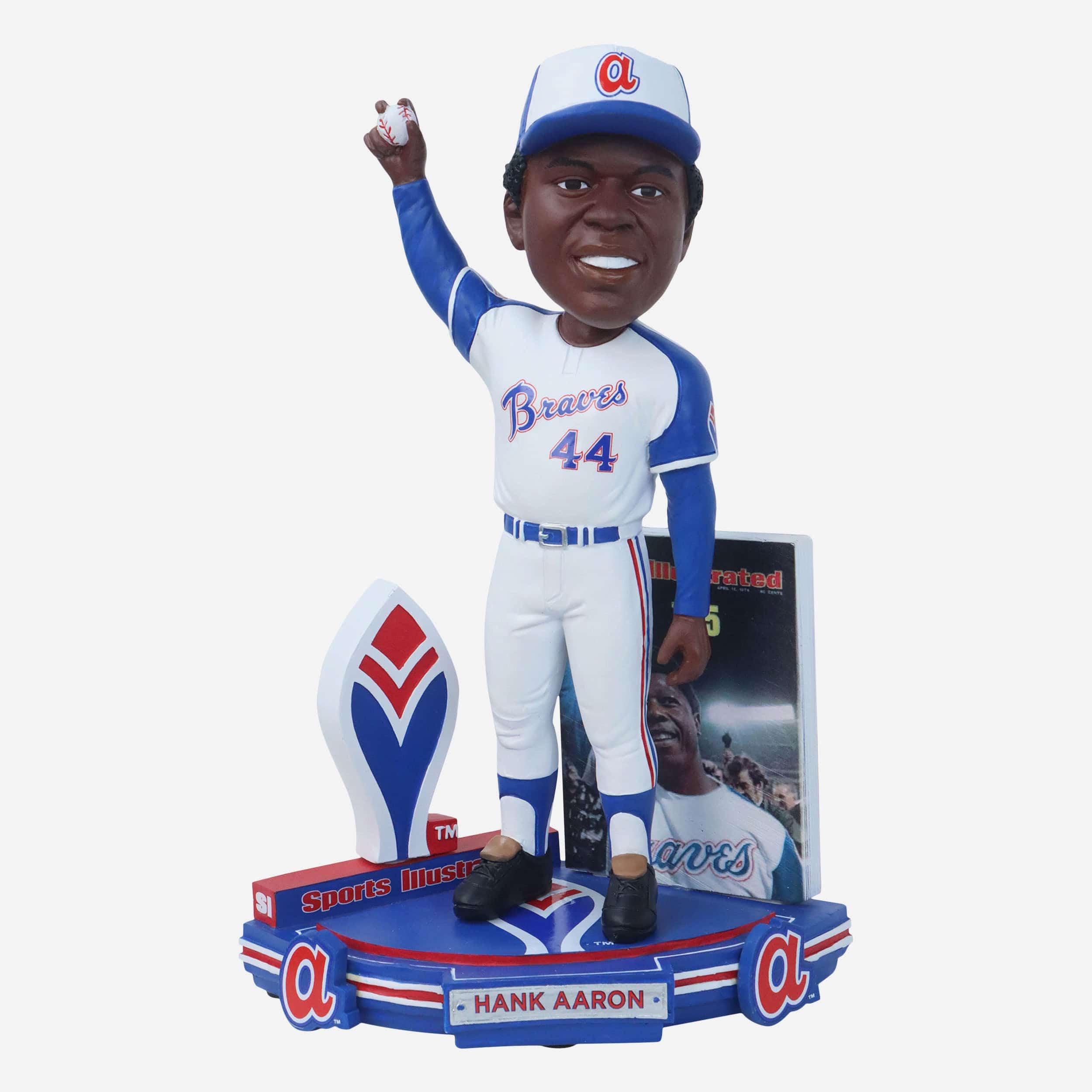 Hank Aaron Atlanta Braves Sports Illustrated Cover Bobblehead