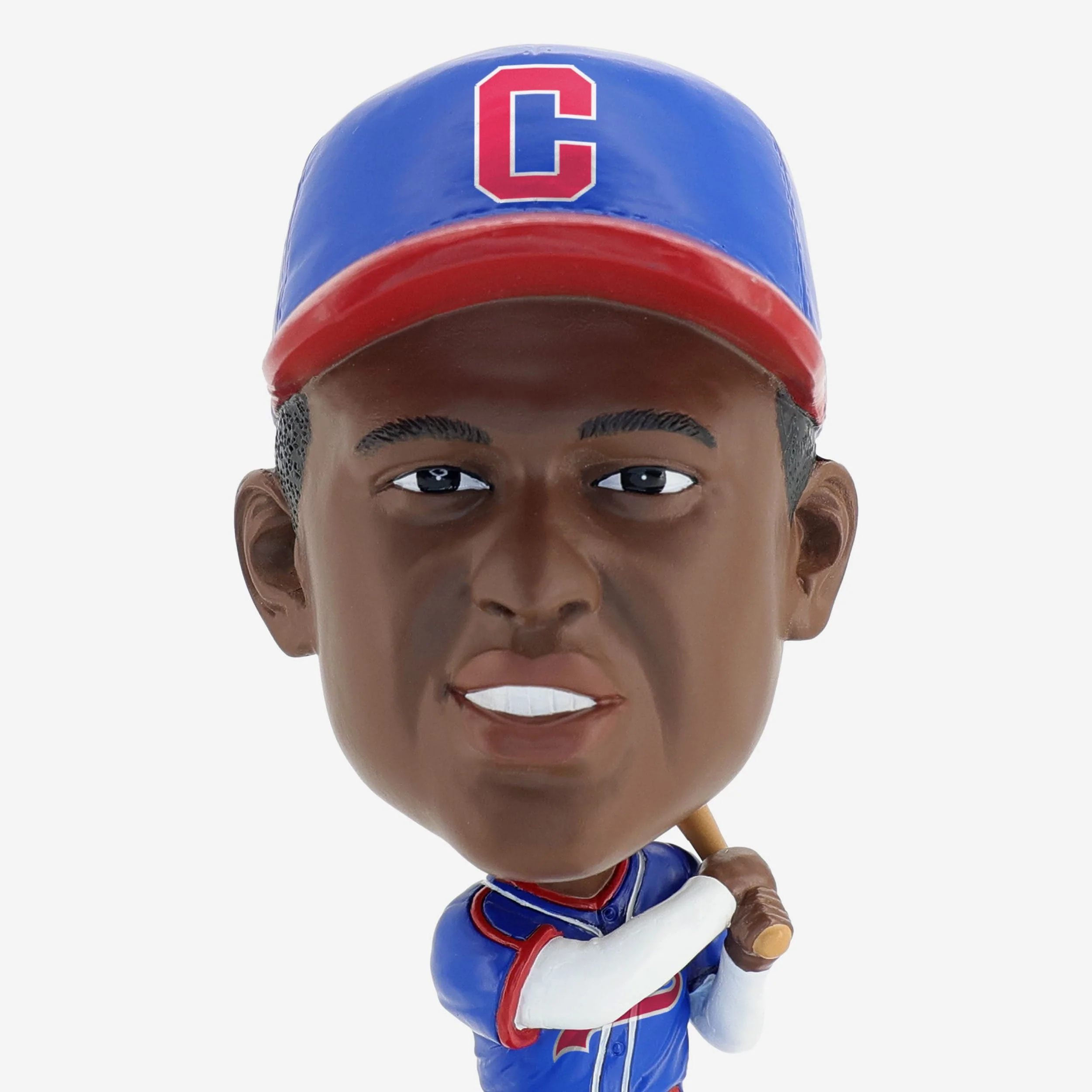 Hank Aaron Indianapolis Clowns Field Stripe Bighead Bobblehead - Image 2