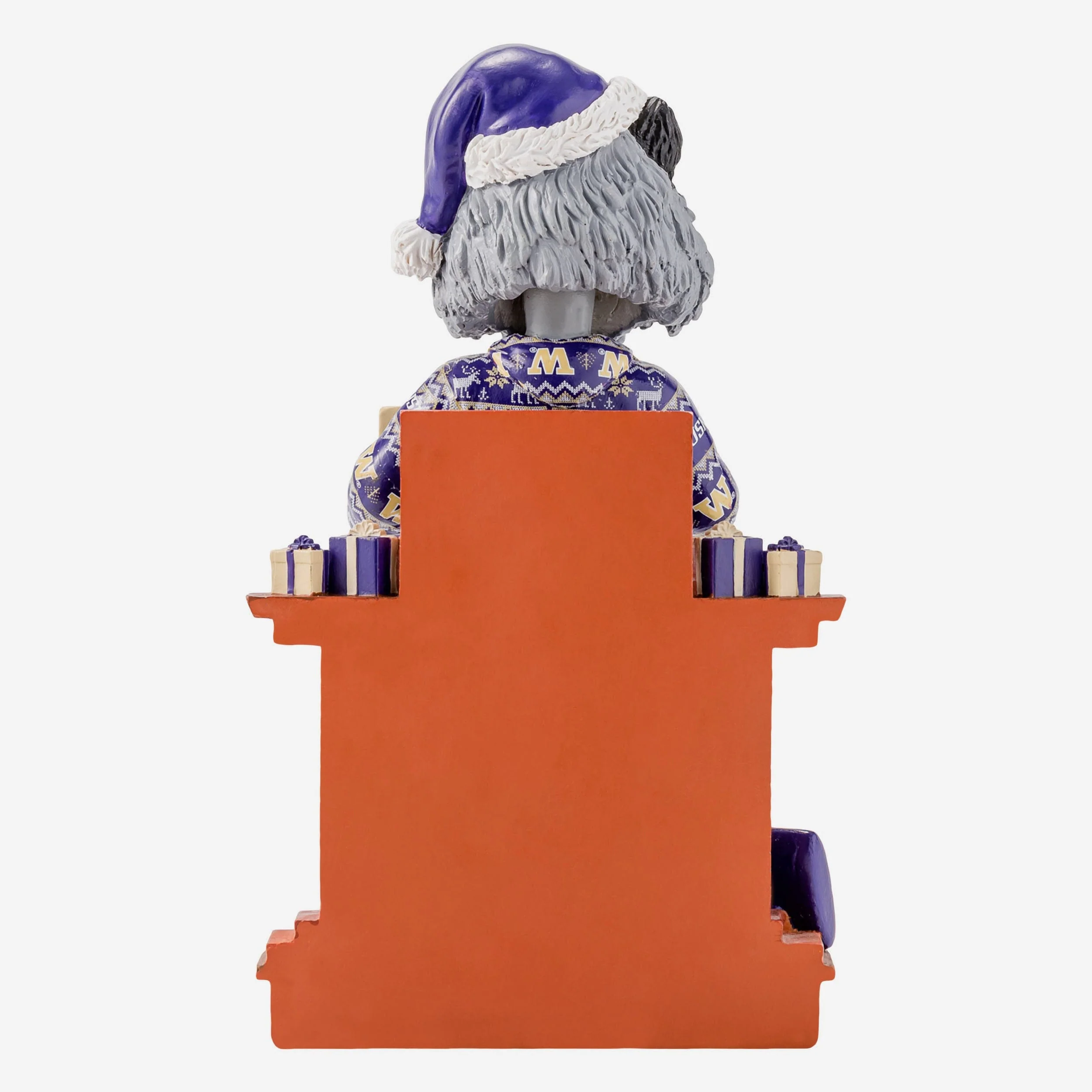 Harry The Husky Washington Huskies Holiday Mascot Bobblehead - Image 5