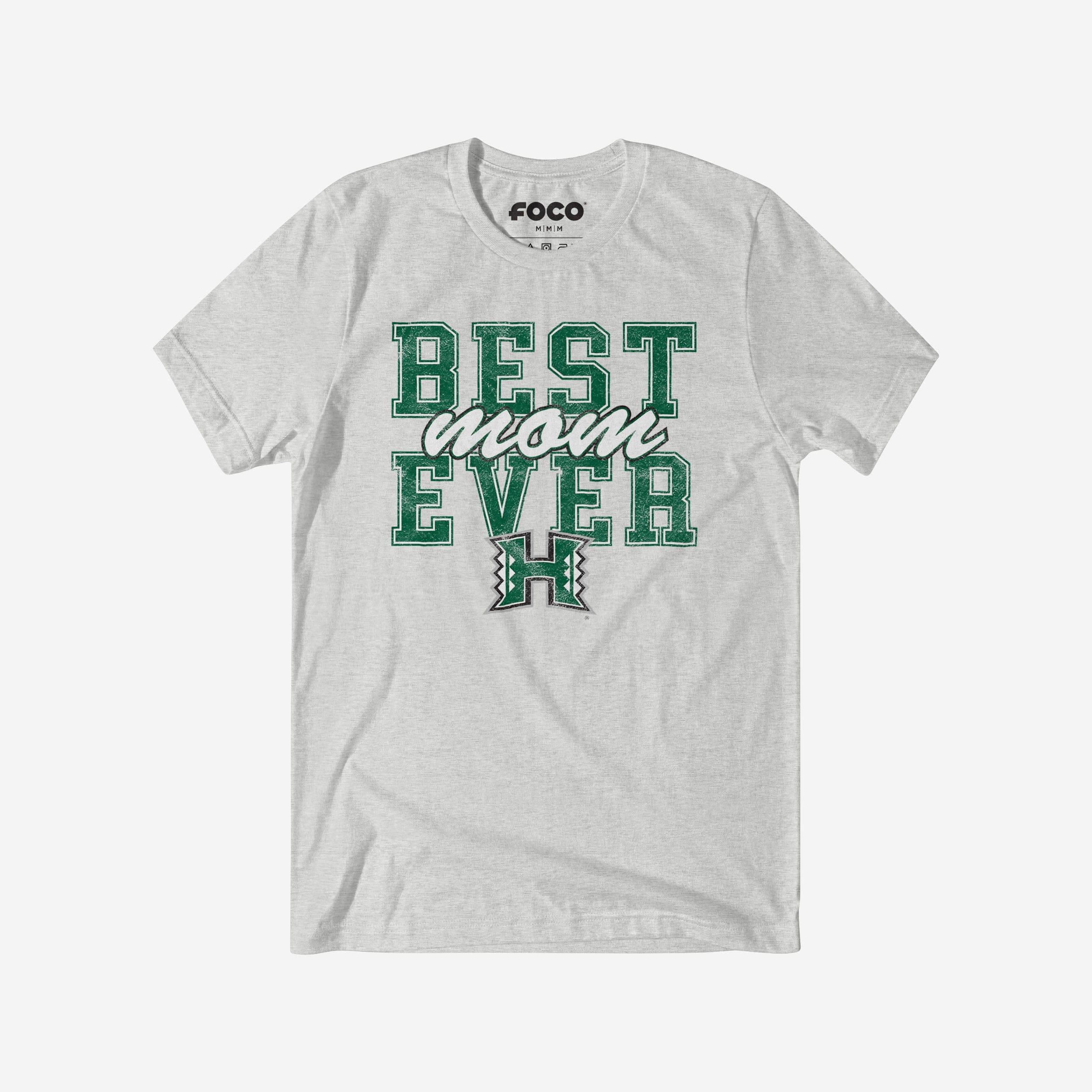 Hawaii Rainbow Warriors Best Mom Ever Stacked T-Shirt