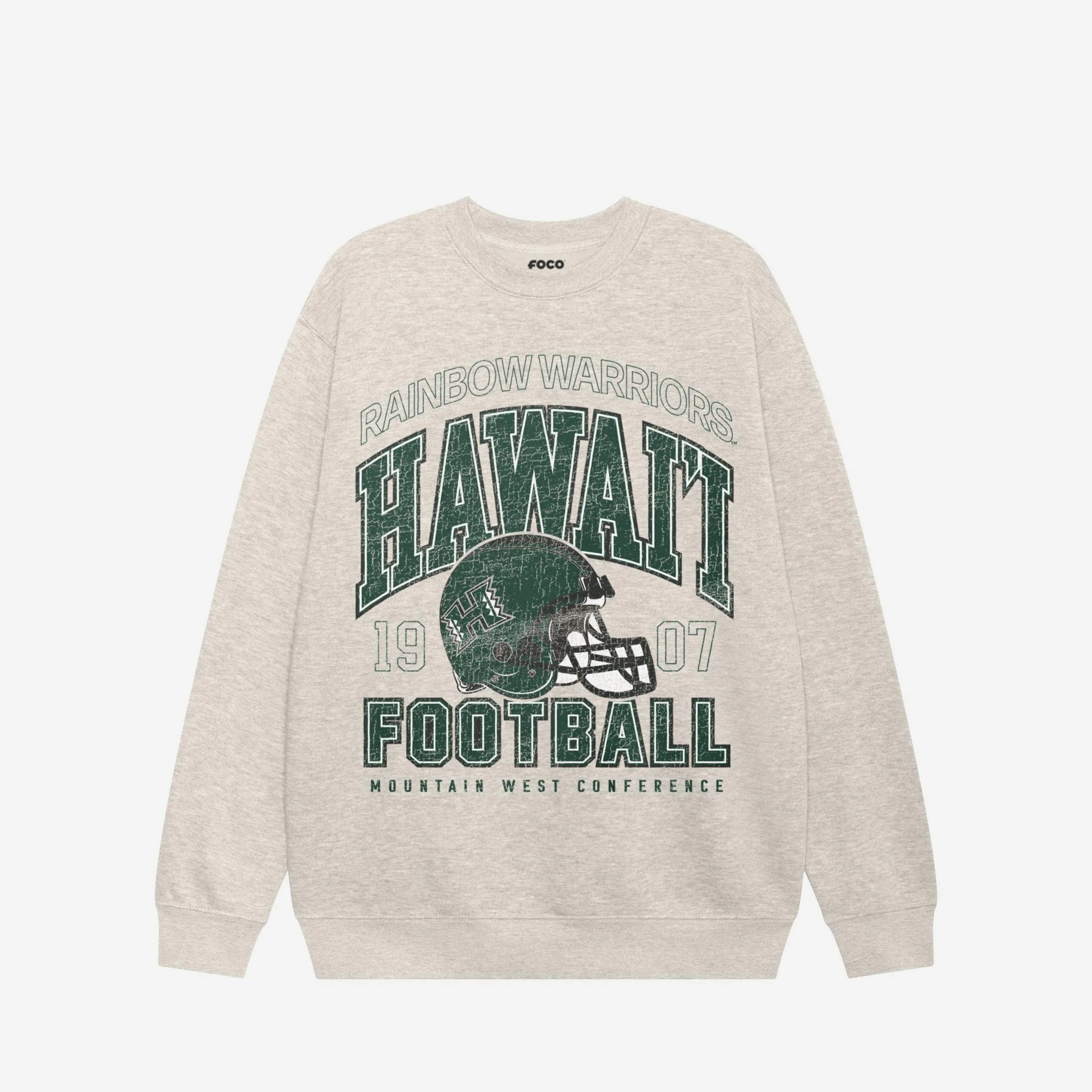 Hawaii Rainbow Warriors Varsity Crew Neck Sweatshirt