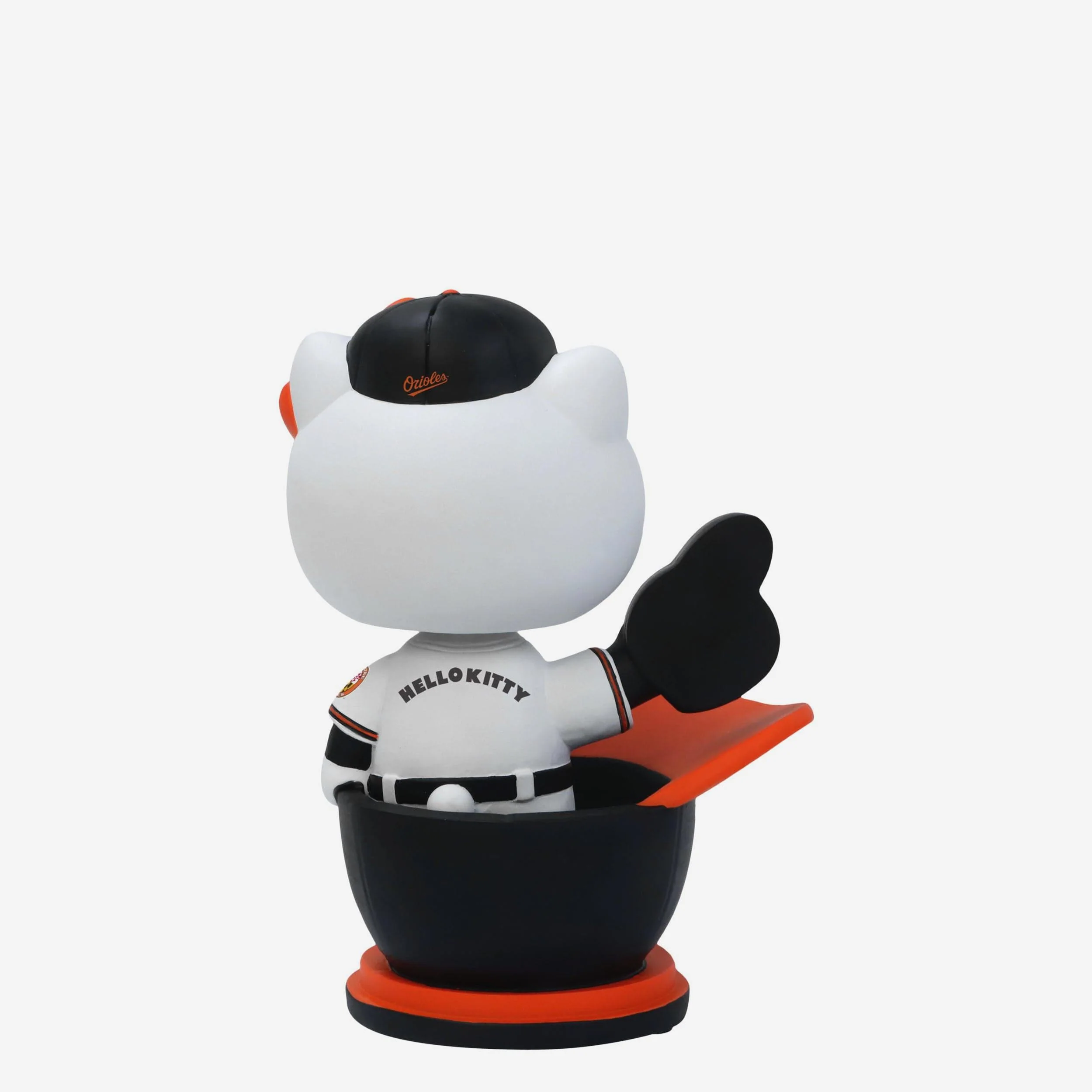 Hello Kitty® Baltimore Orioles Baseball Helmet Bobblehead - Image 5
