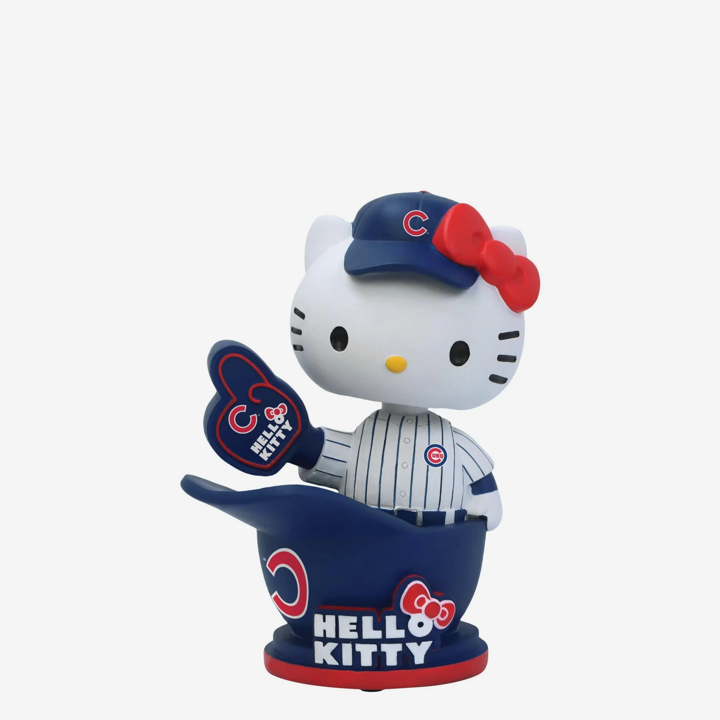 Hello Kitty® Chicago Cubs Baseball Helmet Bobblehead