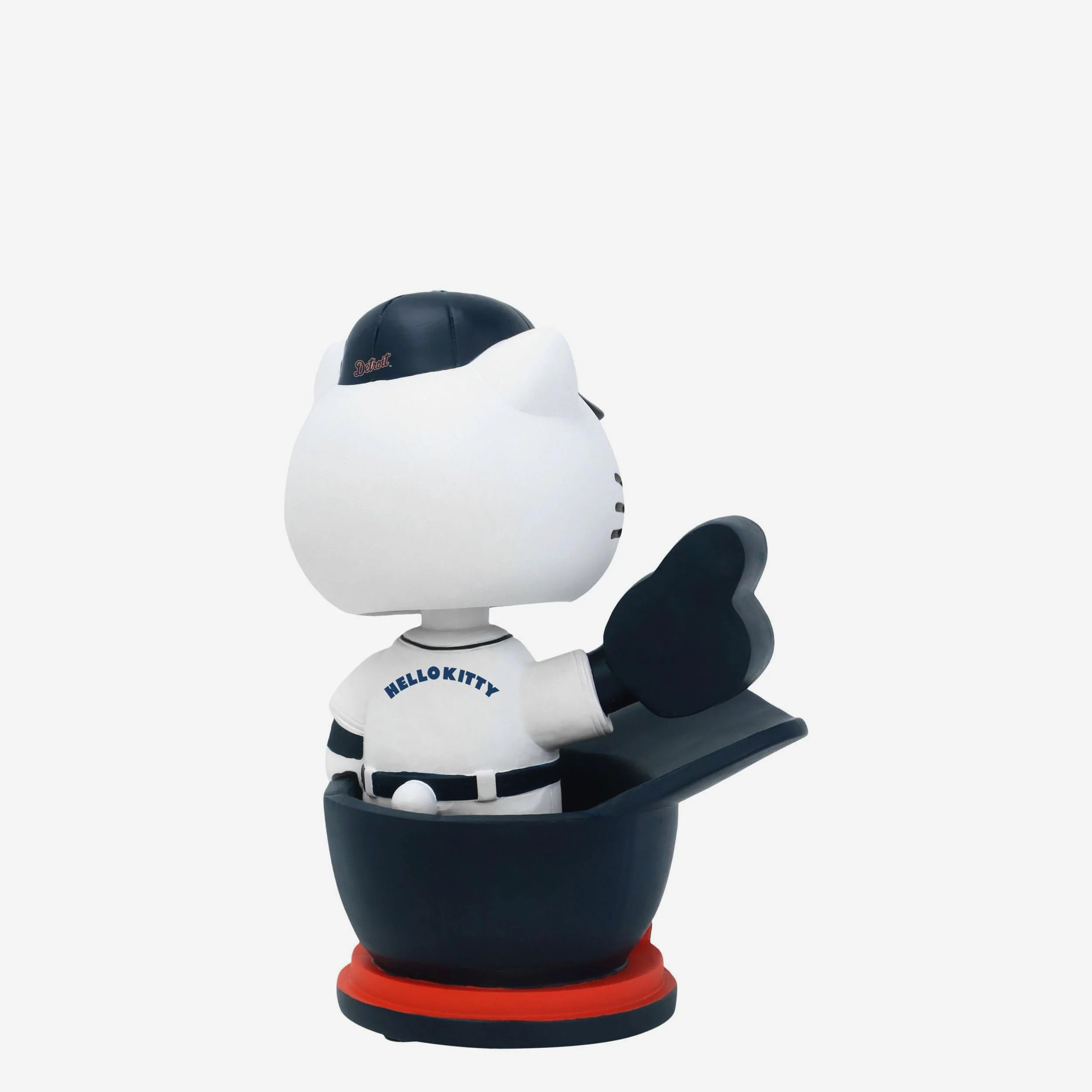 Hello Kitty® Detroit Tigers Baseball Helmet Bobblehead - Image 5