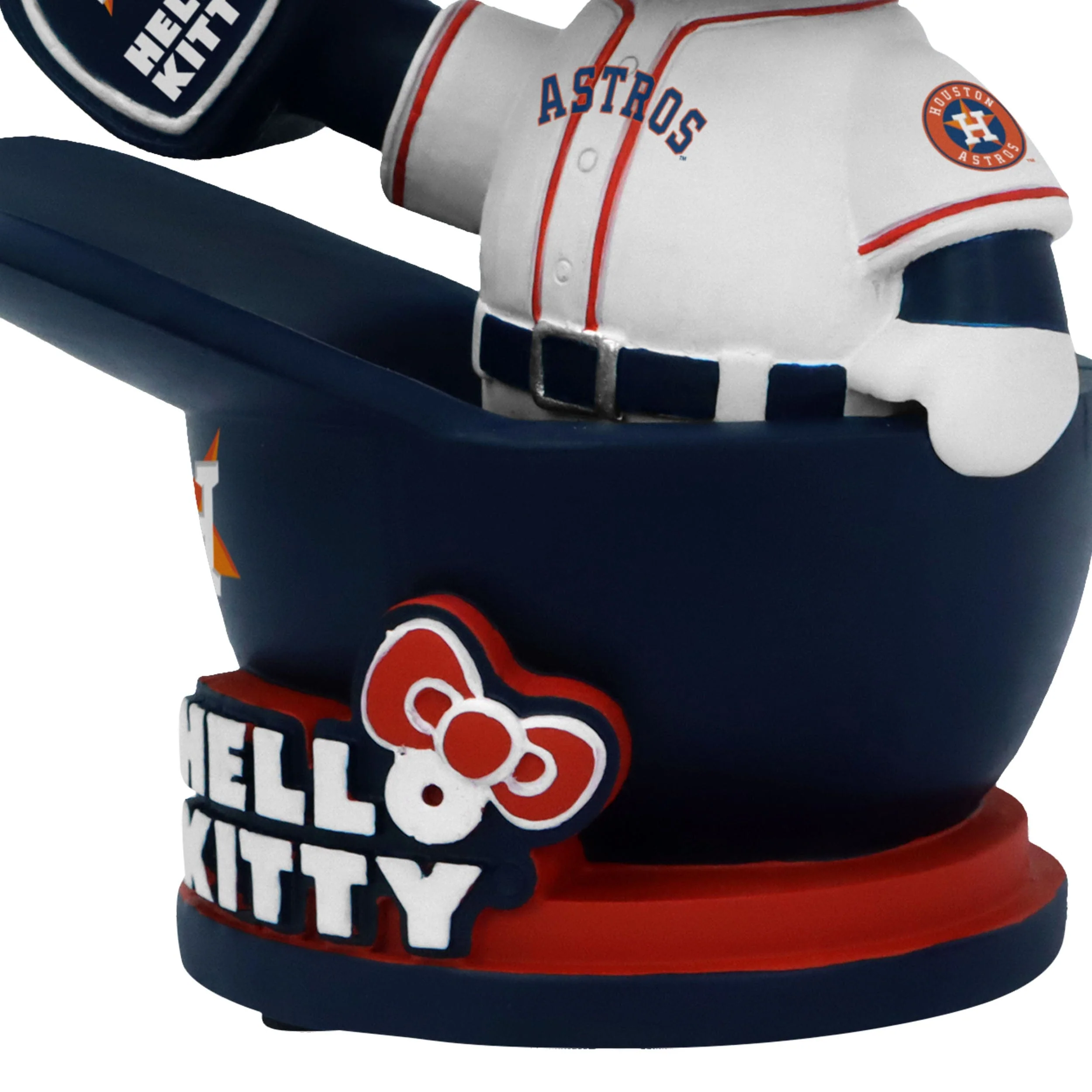 Hello Kitty® Houston Astros Baseball Helmet Bobblehead - Image 3