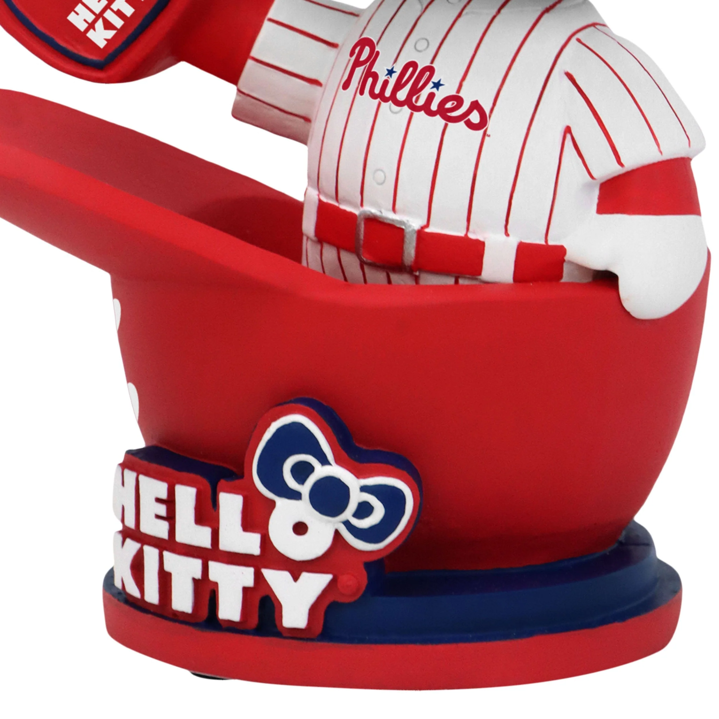 Hello Kitty® Philadelphia Phillies Baseball Helmet Bobblehead - Image 3