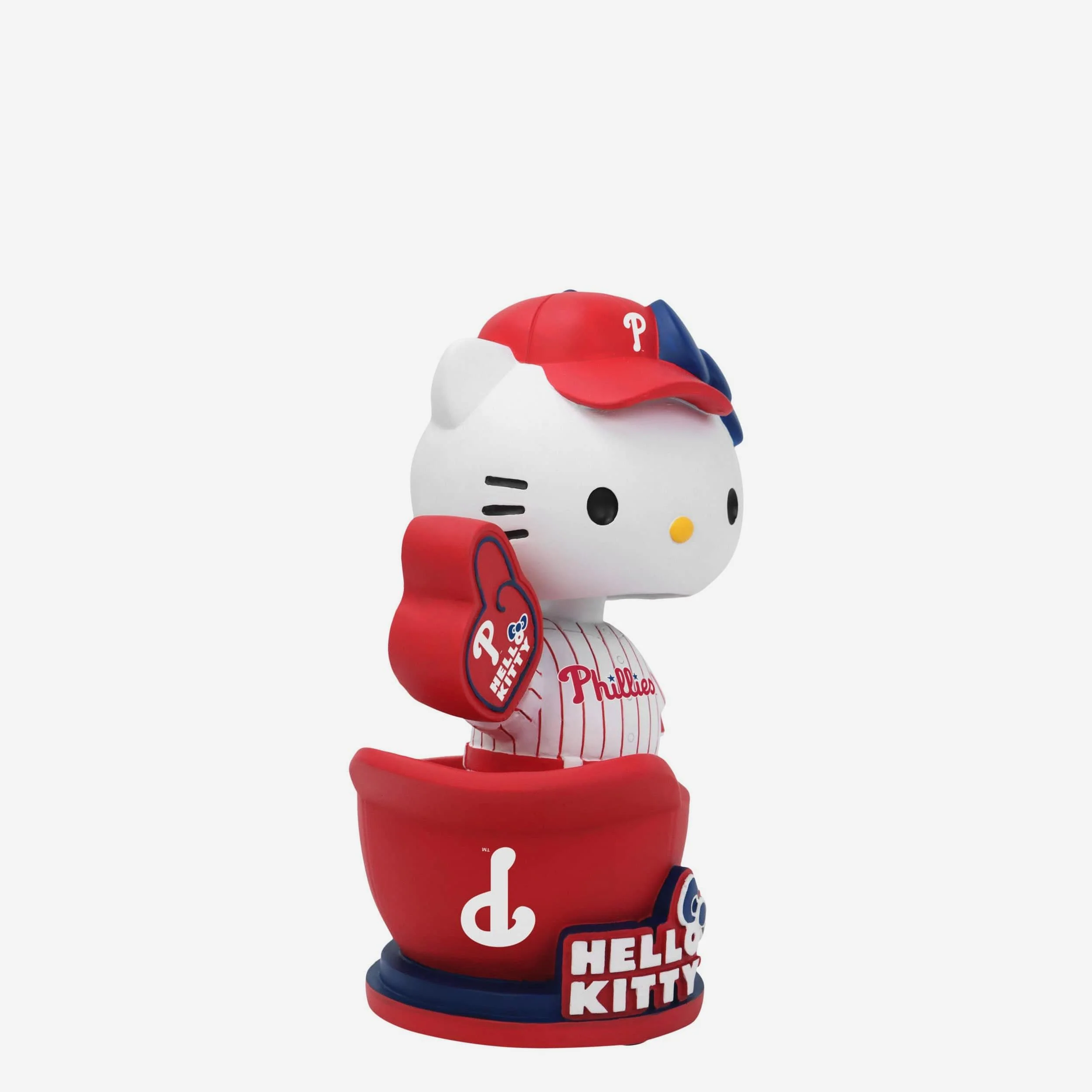 Hello Kitty® Philadelphia Phillies Baseball Helmet Bobblehead - Image 4