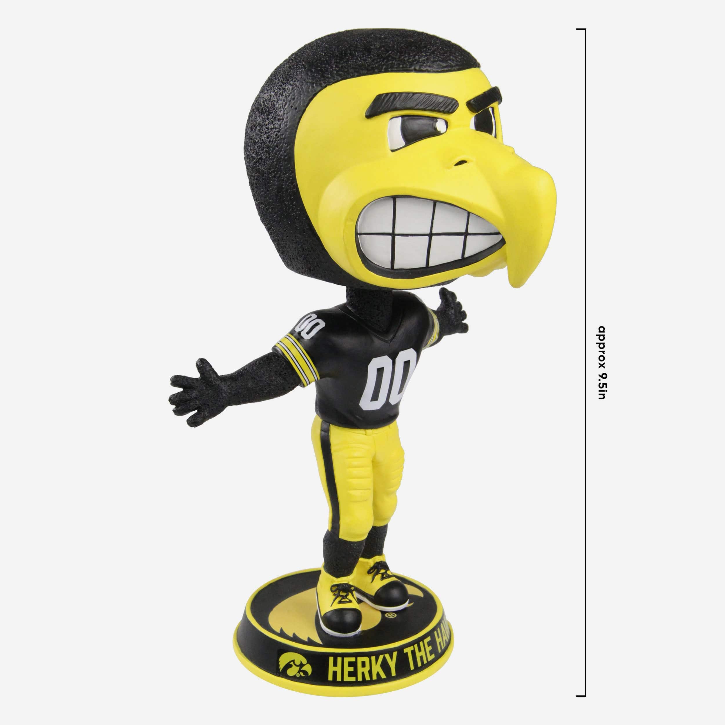 Herky the Hawk Iowa Hawkeyes Mascot Bighead Bobblehead - Image 4
