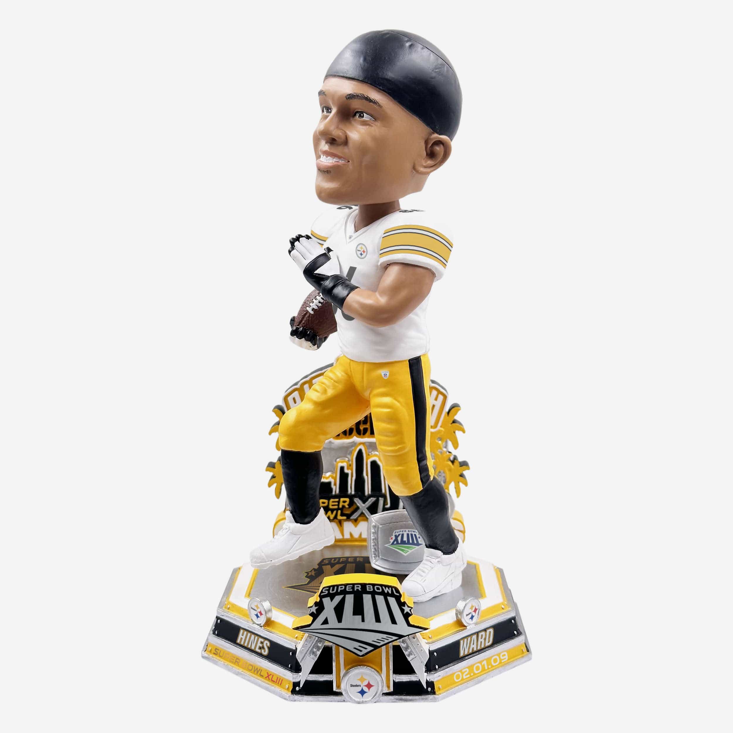 Hines Ward Pittsburgh Steelers Super Bowl XLIII Champions 15th Anniversary Bobblehead