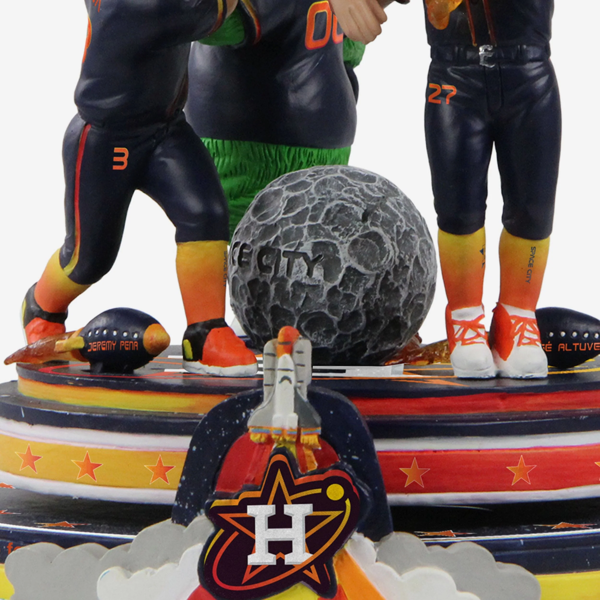 Houston Astros 2022 City Connect Space City Mini Bobblehead Scene - Image 6