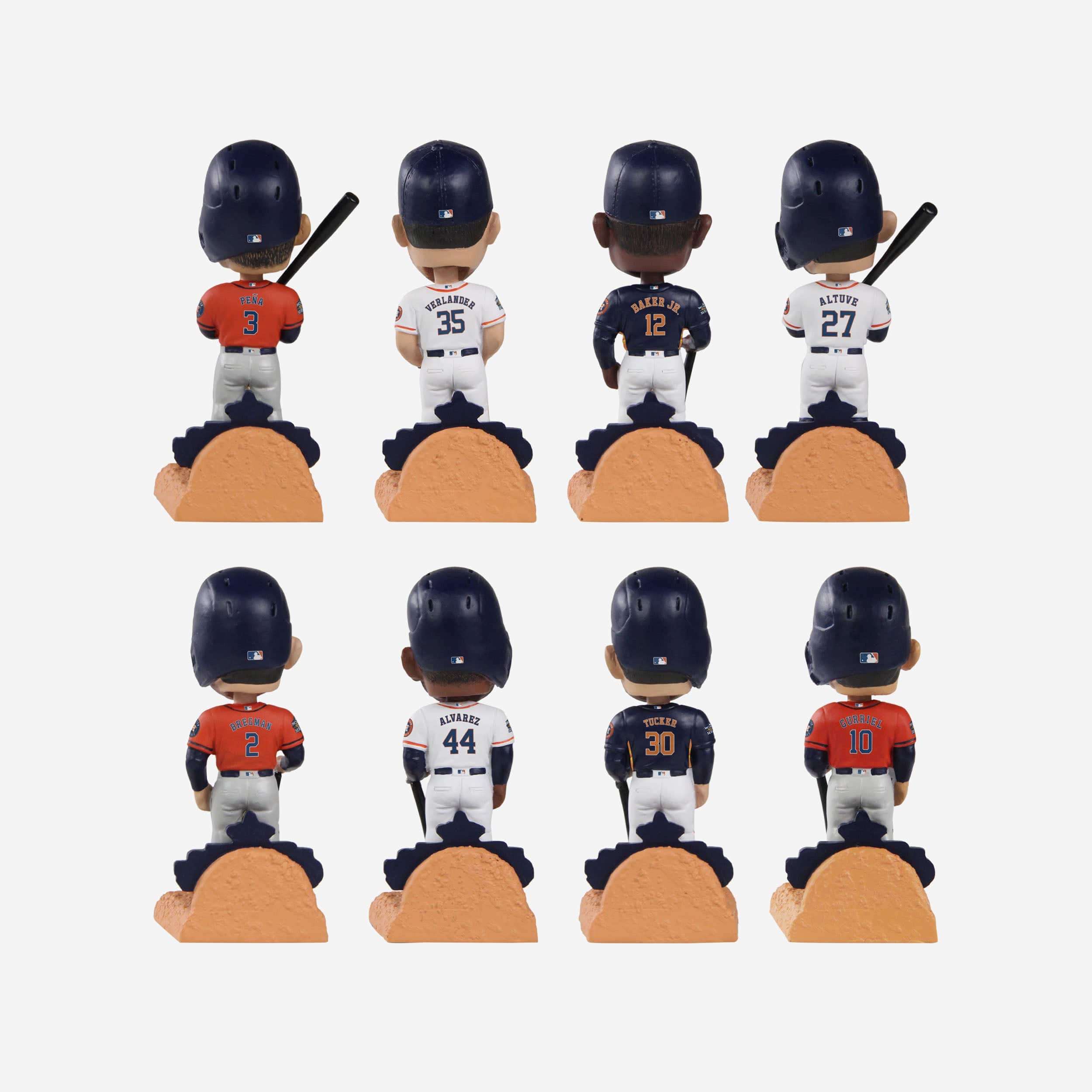 Houston Astros 2022 World Series Champions Mini Bobblehead Boxed Set - Image 2