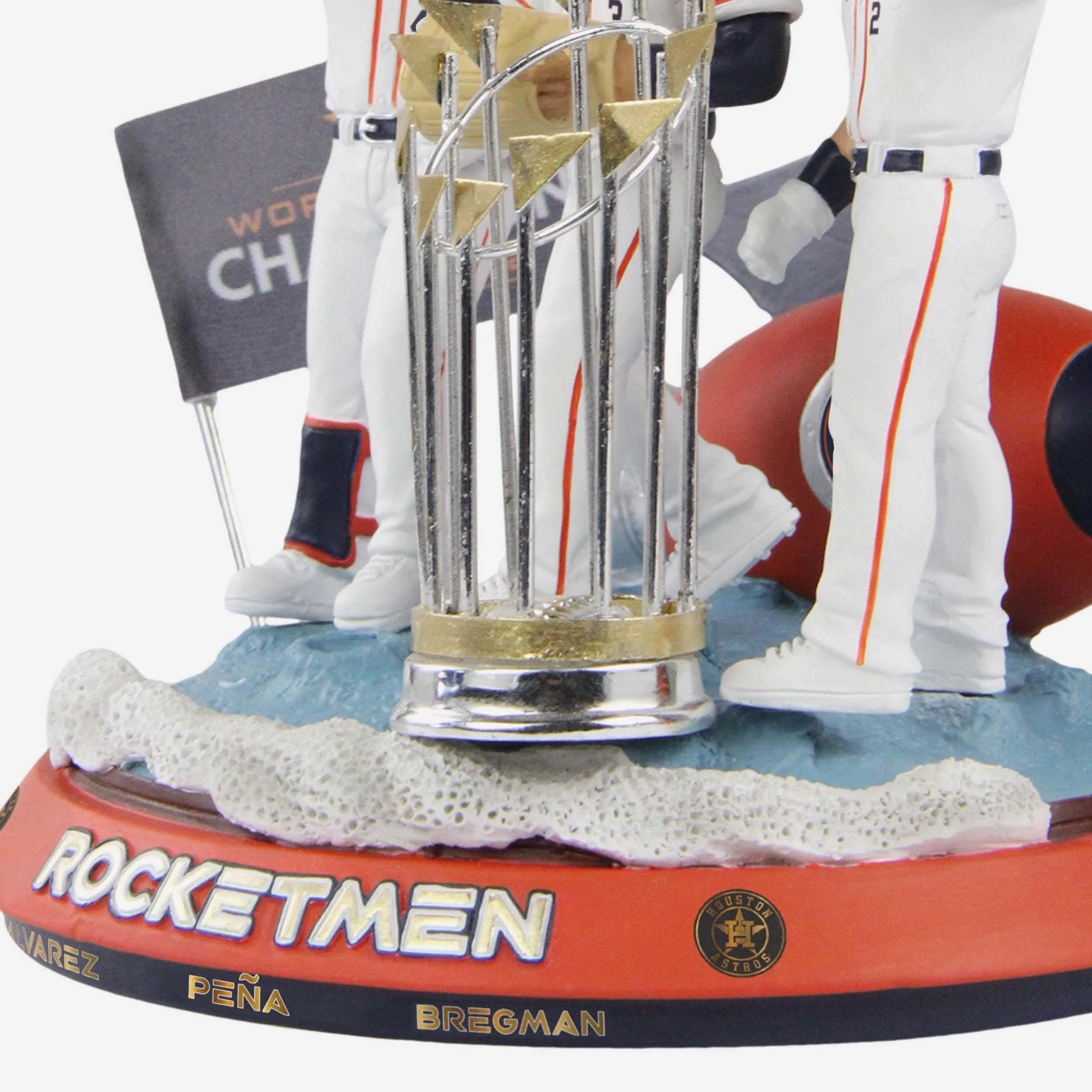 Houston Astros 2022 World Series Champions Rocketmen Mini Bobblehead Scene - Image 4
