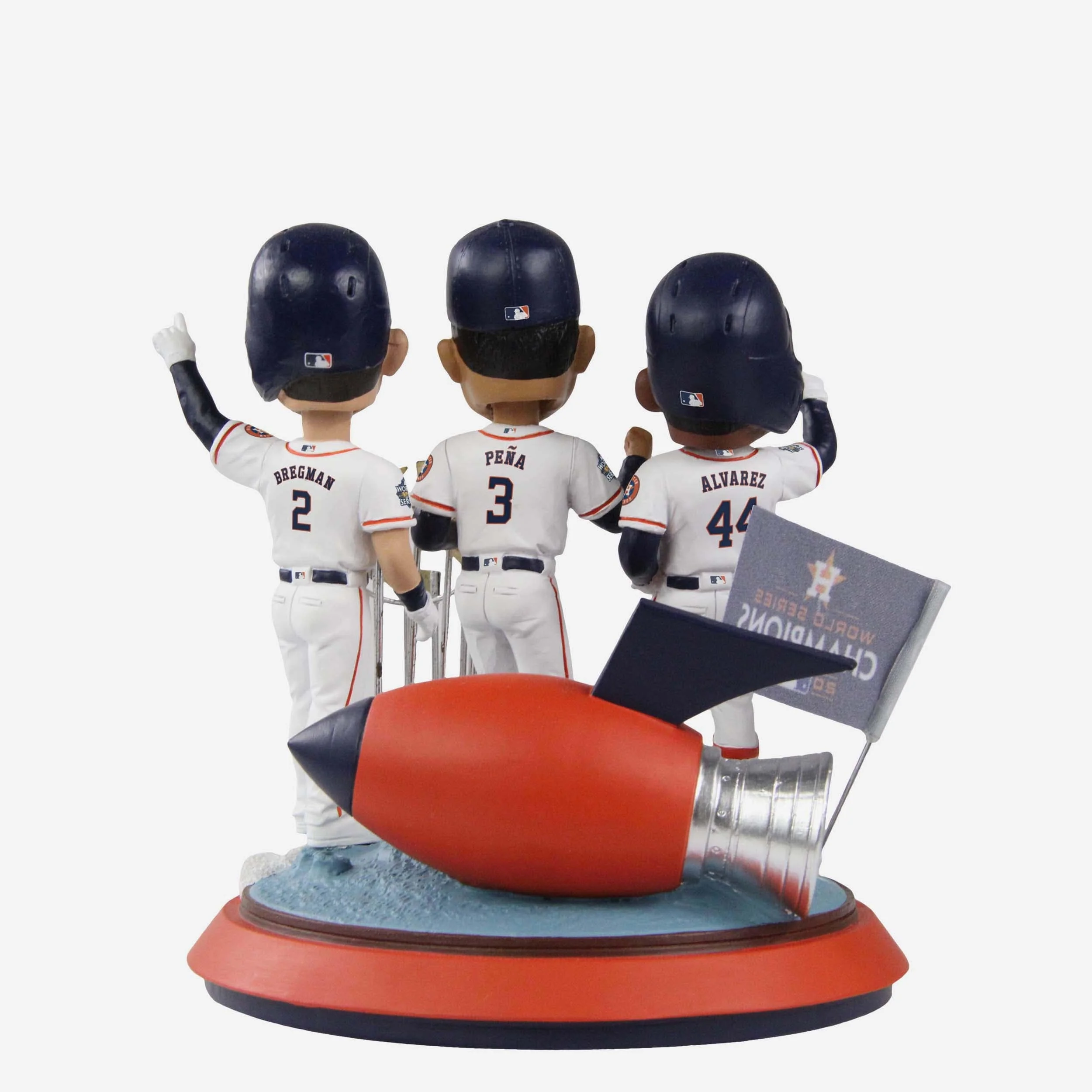 Houston Astros 2022 World Series Champions Rocketmen Mini Bobblehead Scene - Image 6
