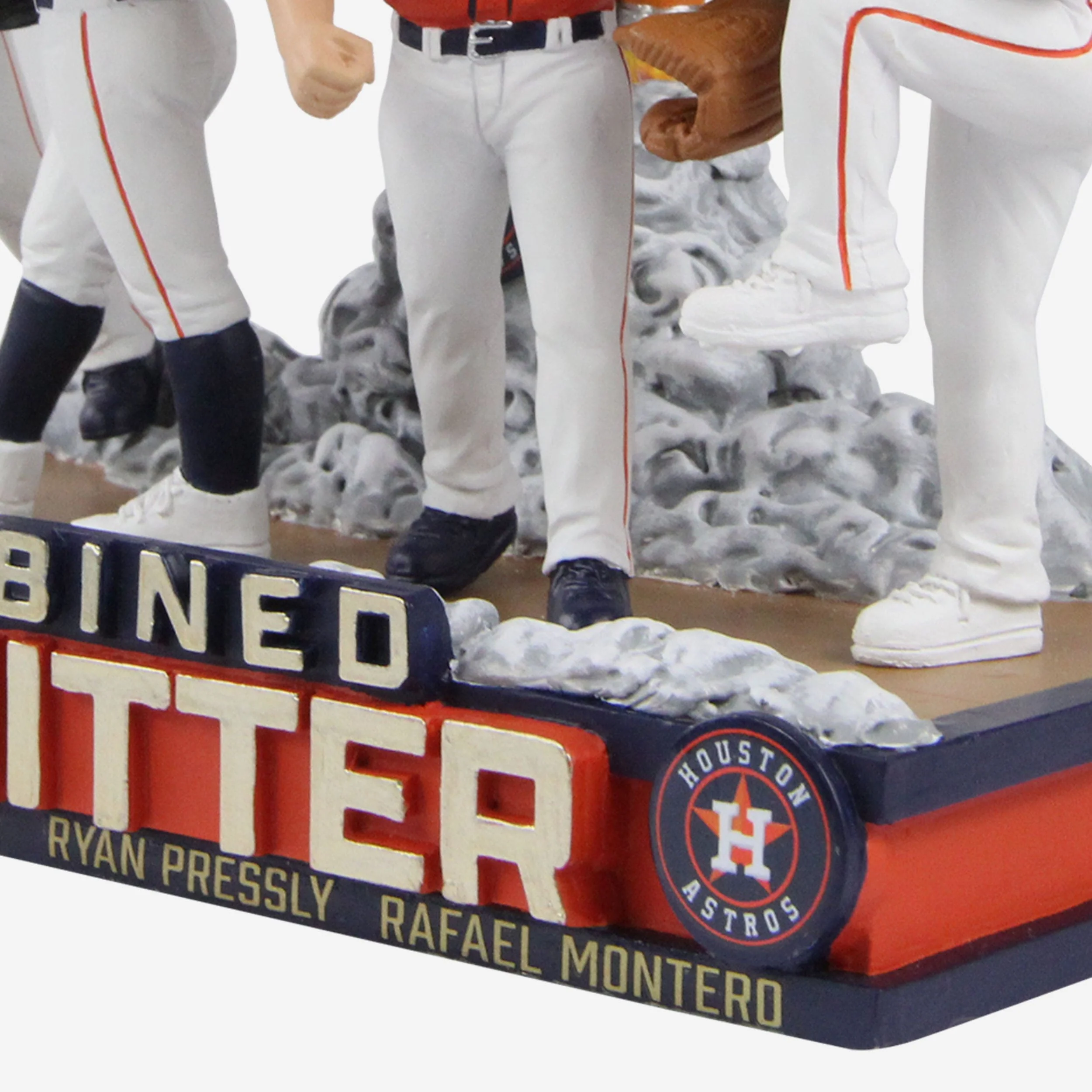 Houston Astros 2022 World Series Combined No Hitter Mini Bobblehead Scene - Image 3