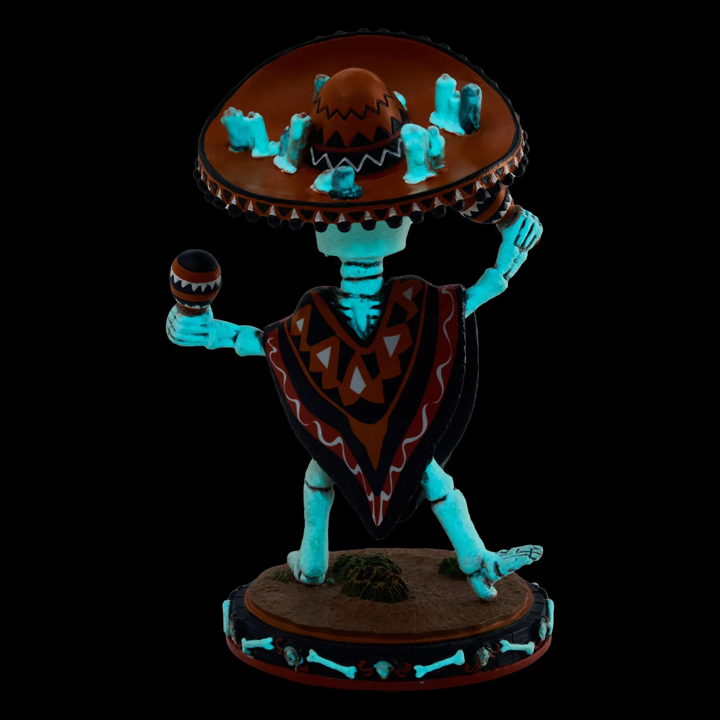Houston Astros Calavera Glow in the Dark Bobblehead - Image 7