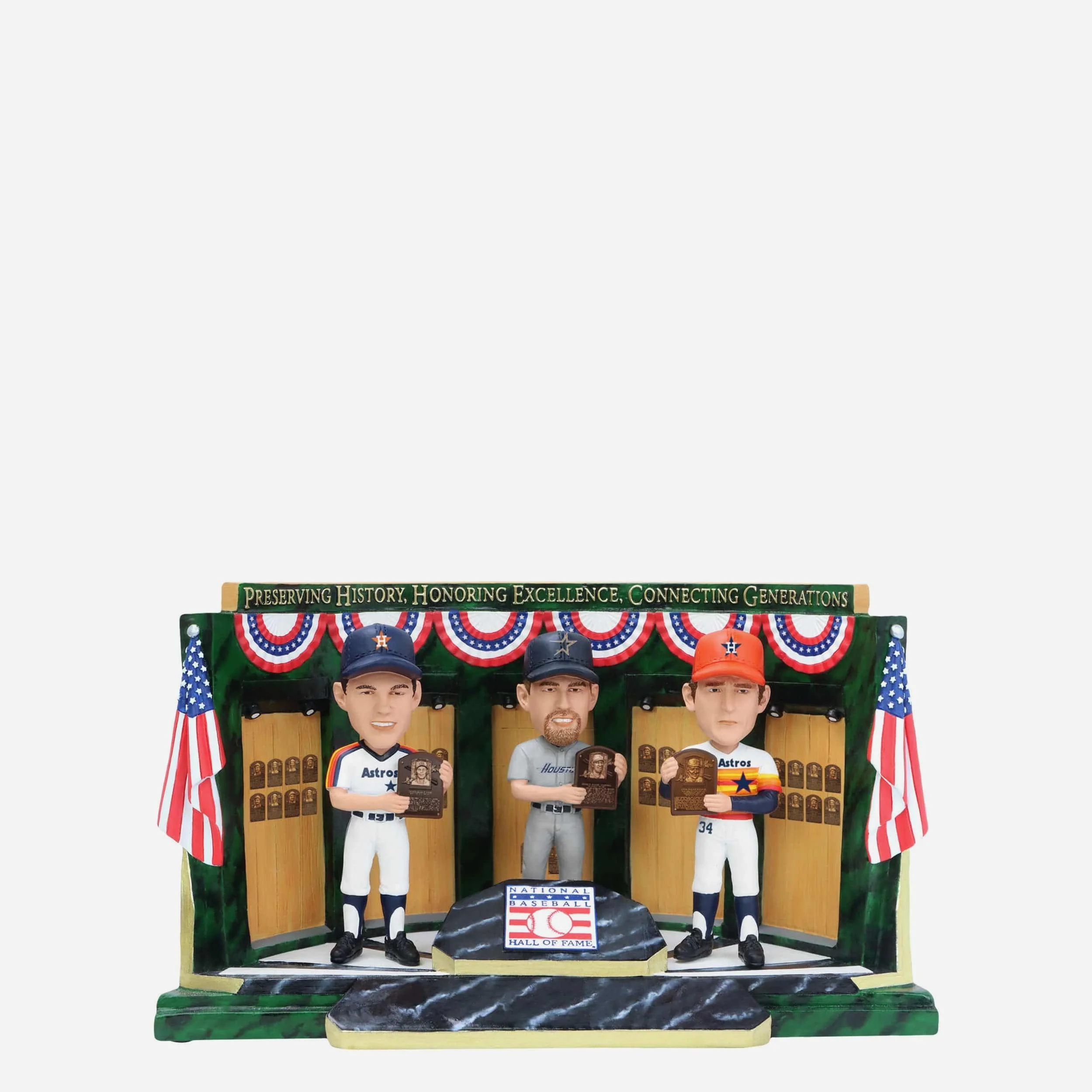 Houston Astros Hall of Fame Mini Bobblehead Scene