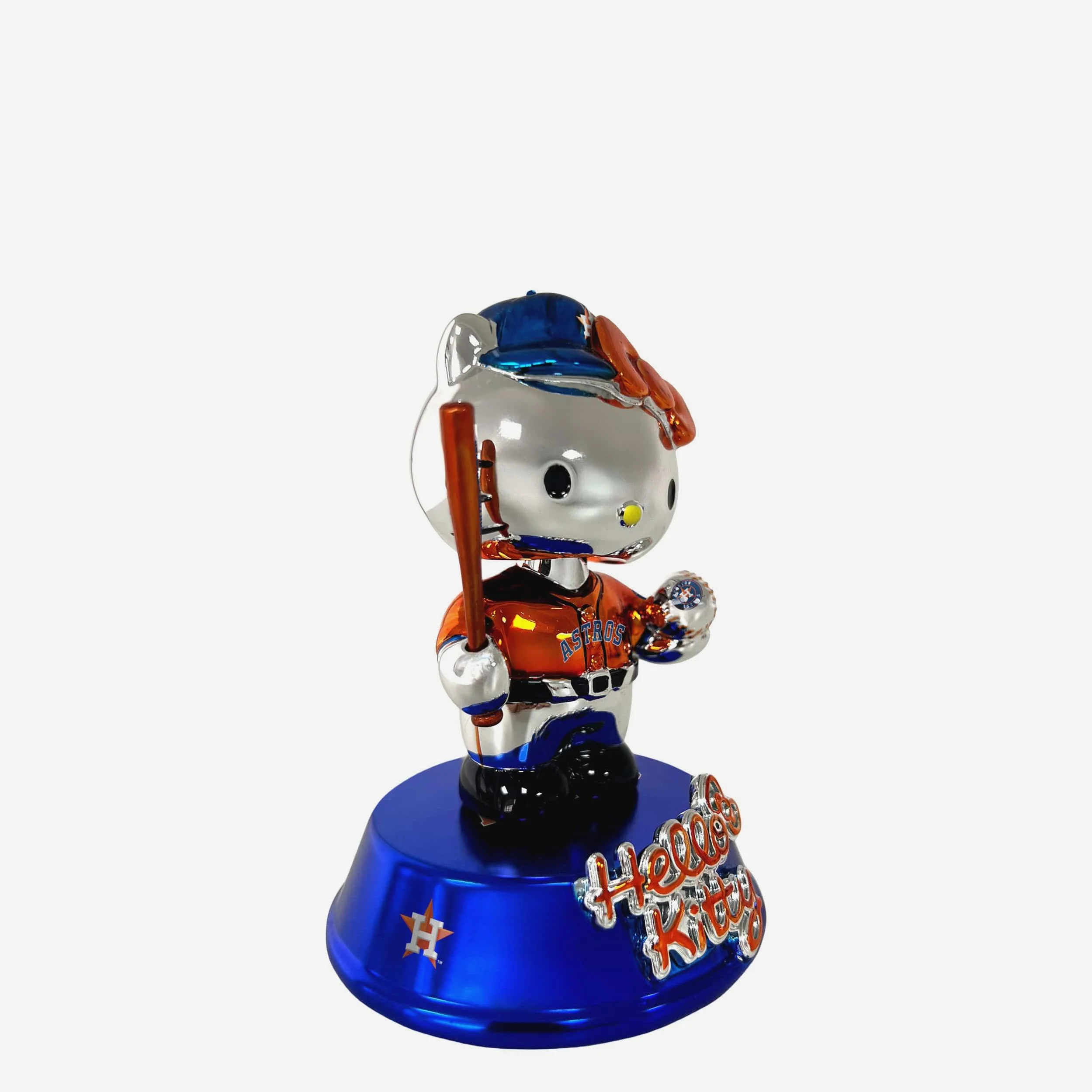 Houston Astros Hello Kitty® Electroplated Edition Mini Bobblehead - Image 4