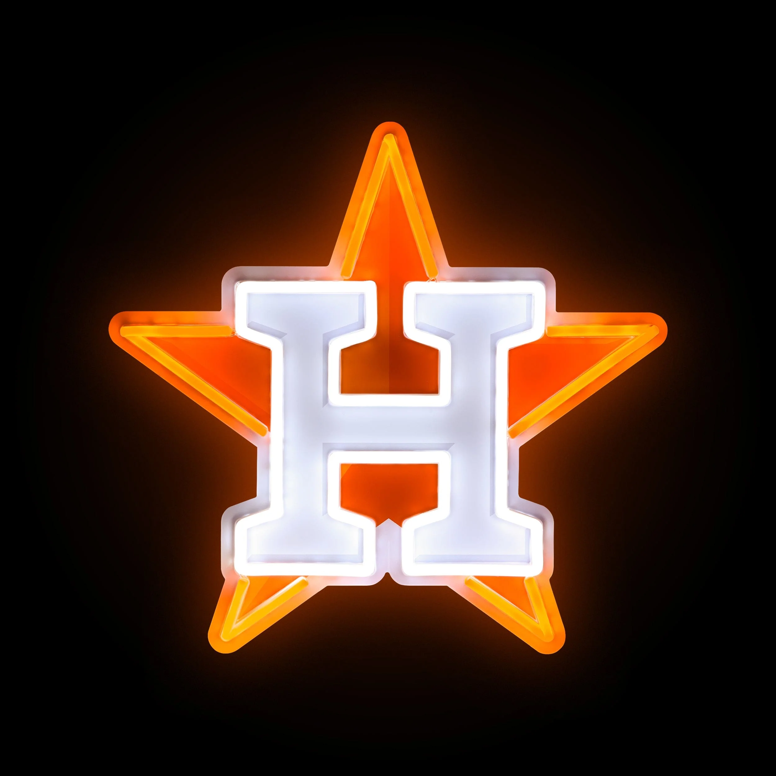 Houston Astros LED Neon Light Up Team Logo Sign - Image 2