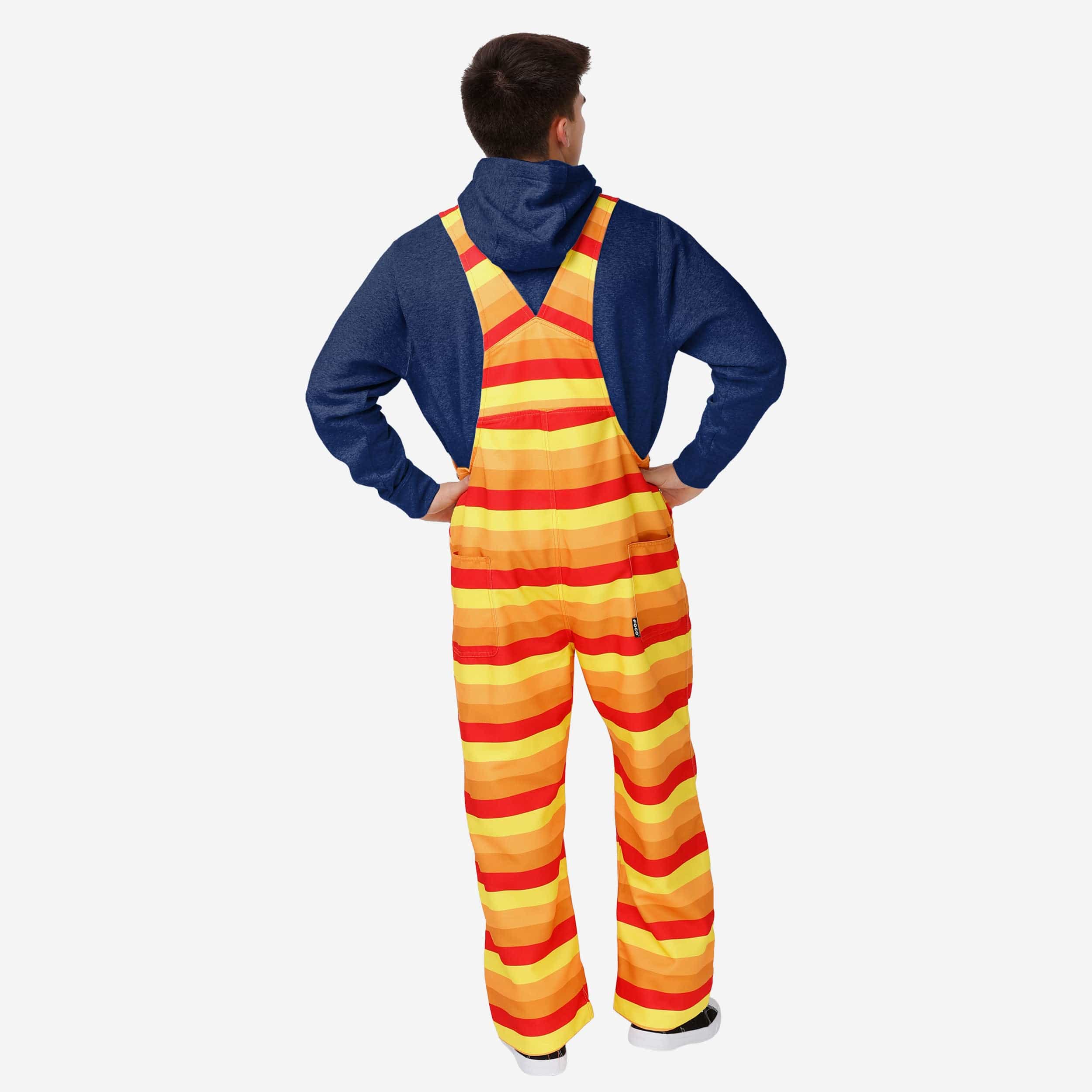 Houston Astros Mens Throwback Thematic Bib Overalls - Image 2