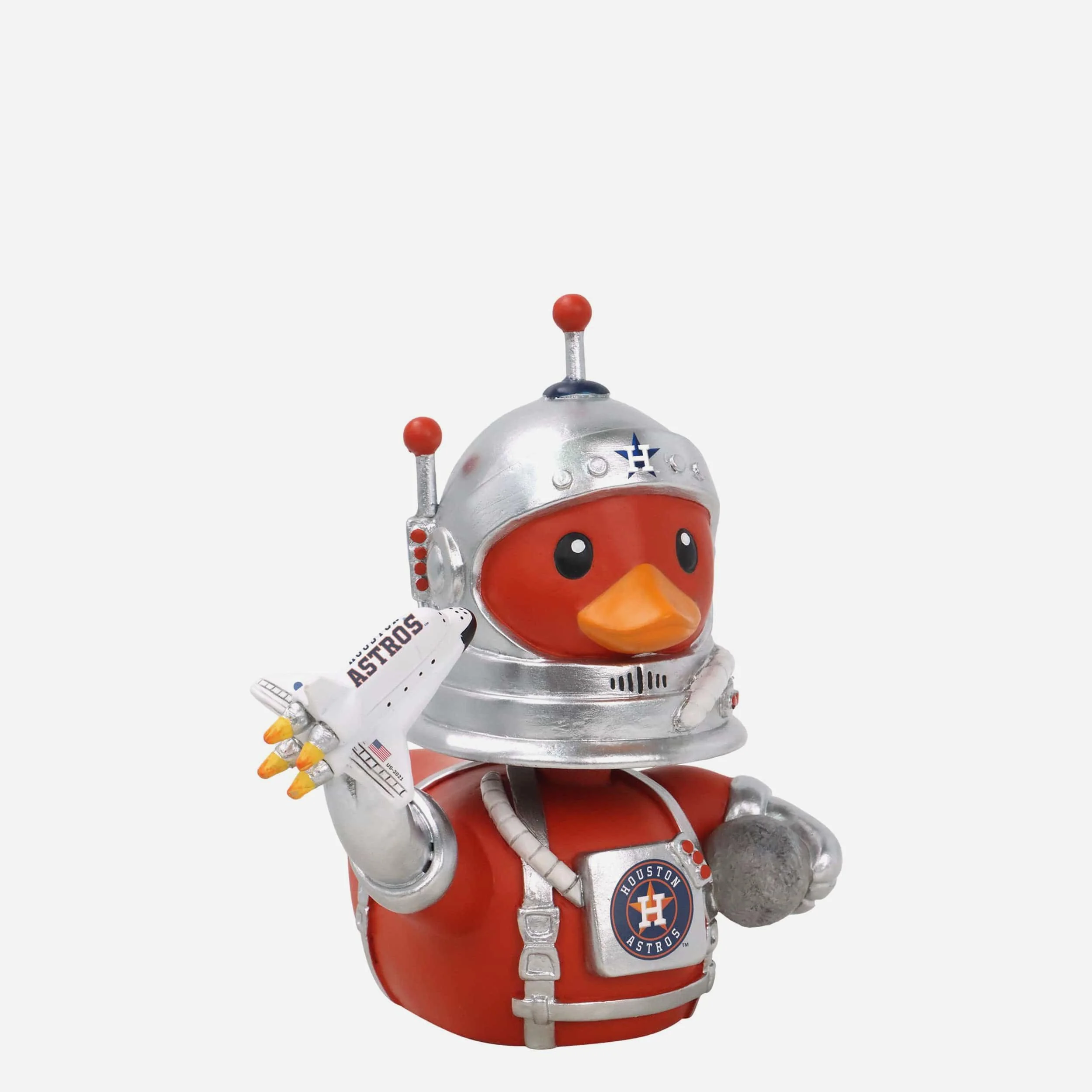 Houston Astros Superfan Bobble Duck Mini Bobblehead - Image 4