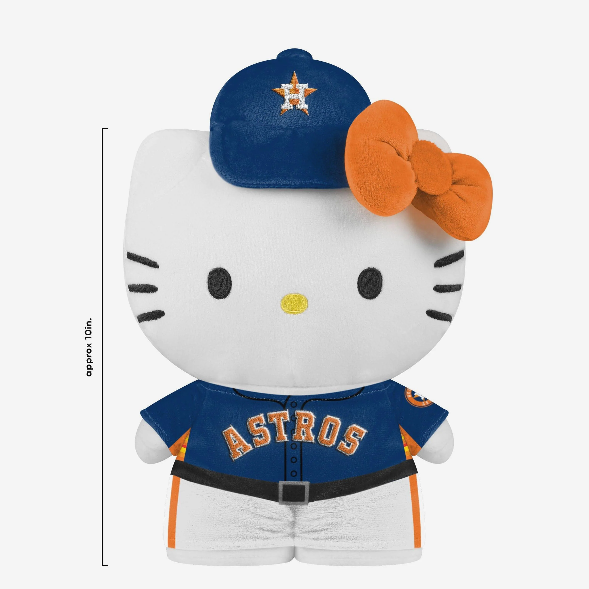 Houston Astros Team Color Bow Hello Kitty® Jersey Plush - Image 2