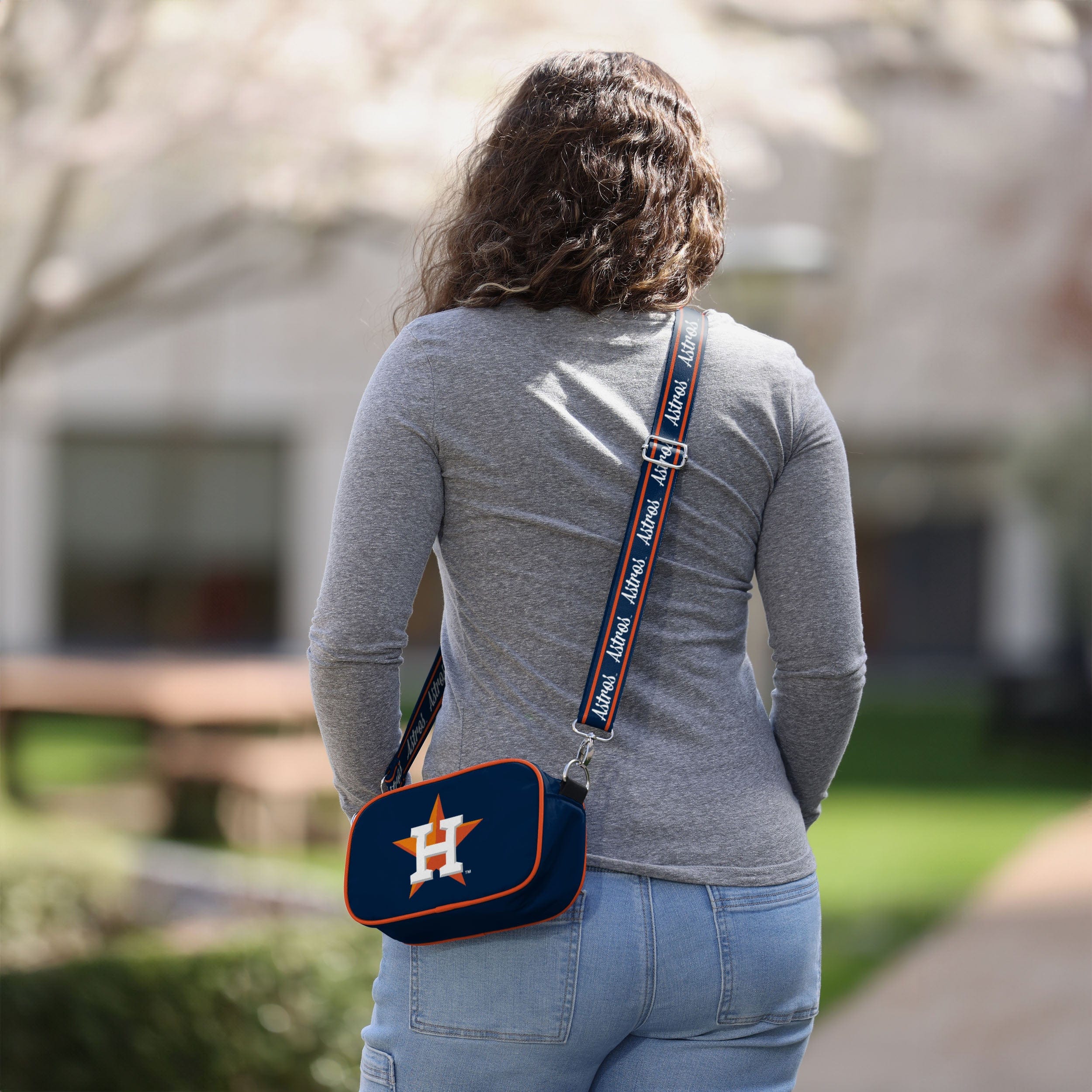 Houston Astros Team Logo Crossbody Bag - Image 3