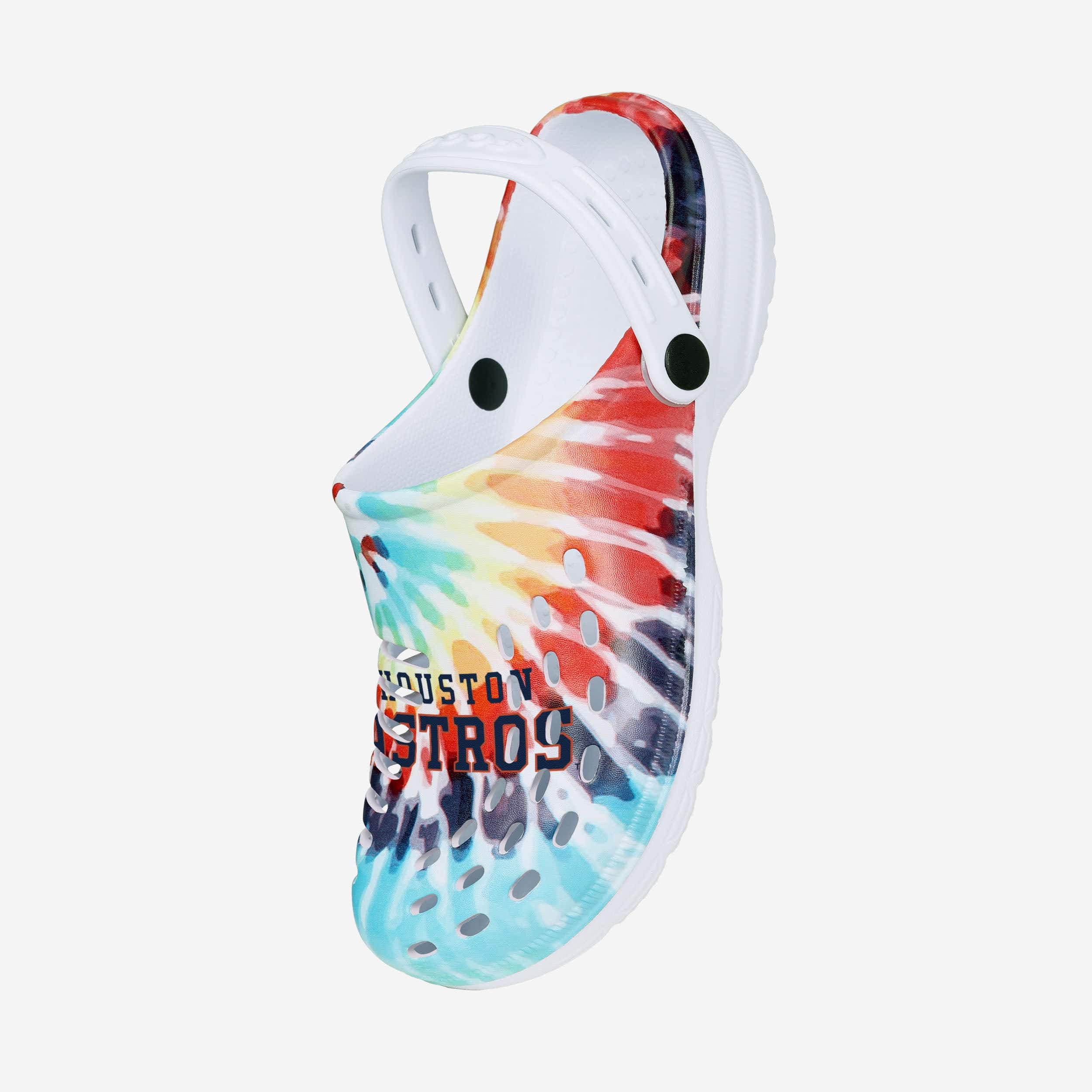 Houston Astros Womens Tie-Dye Clog With Strap - Image 2