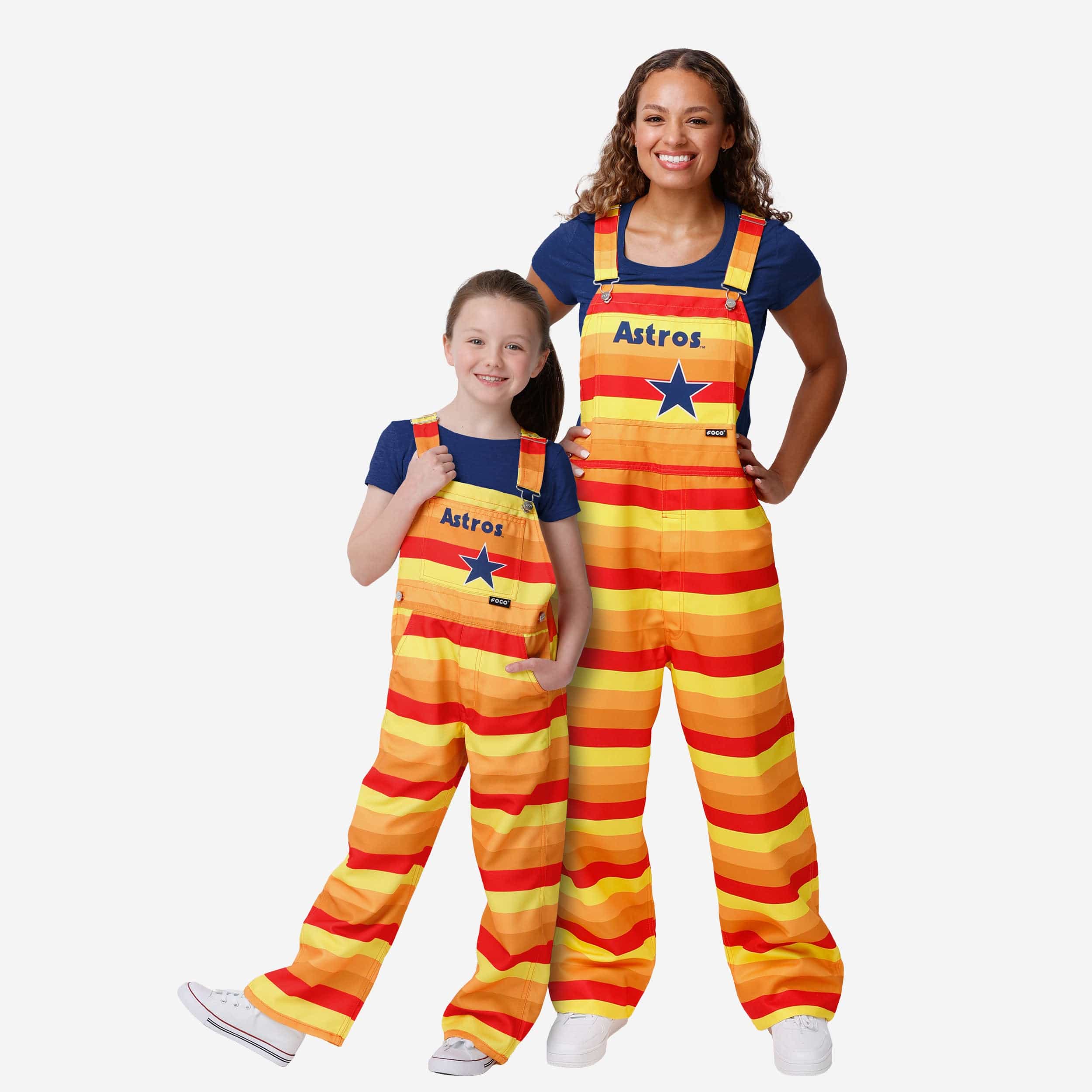 Houston Astros Youth Throwback Thematic Bib Overalls - Image 3