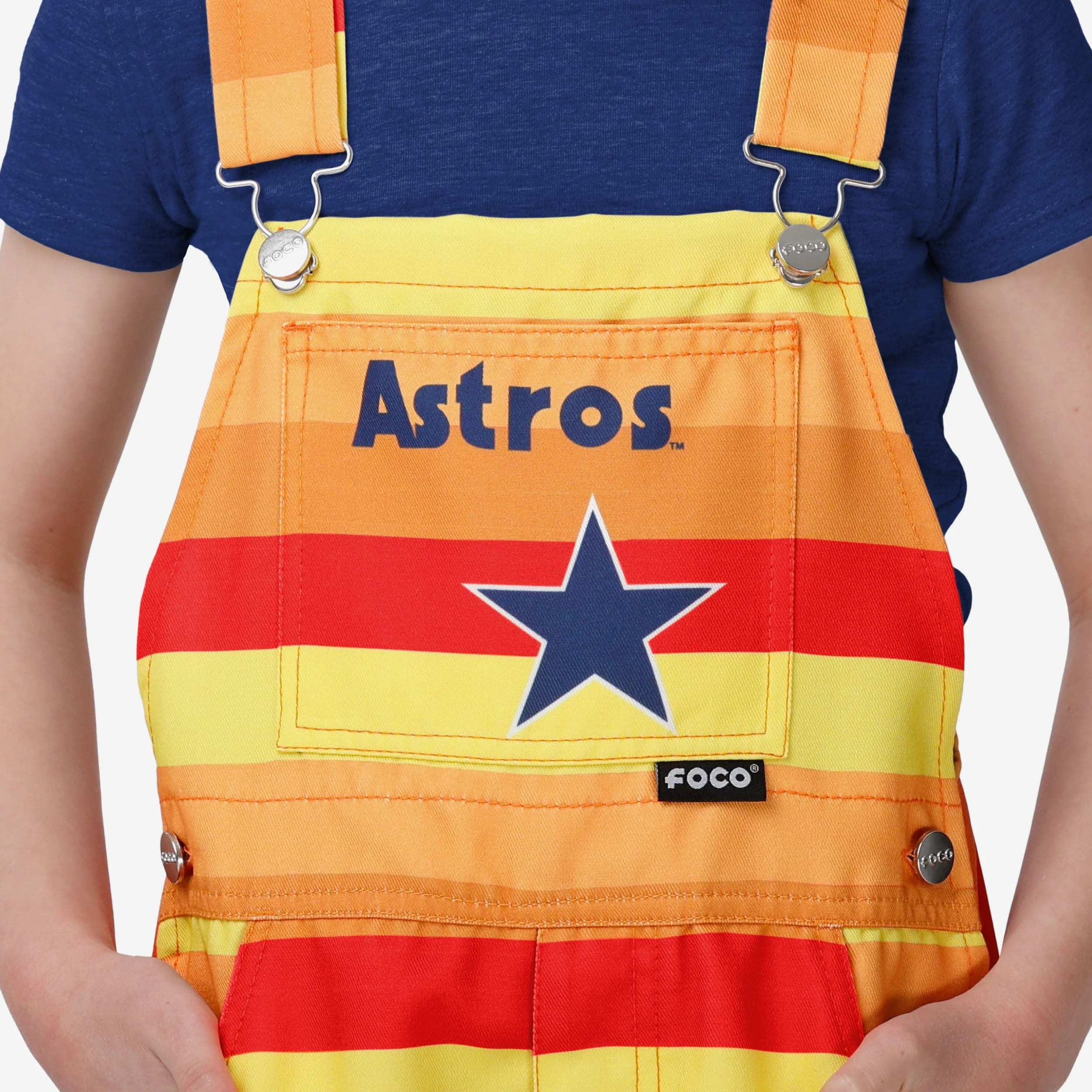 Houston Astros Youth Throwback Thematic Bib Overalls - Image 4