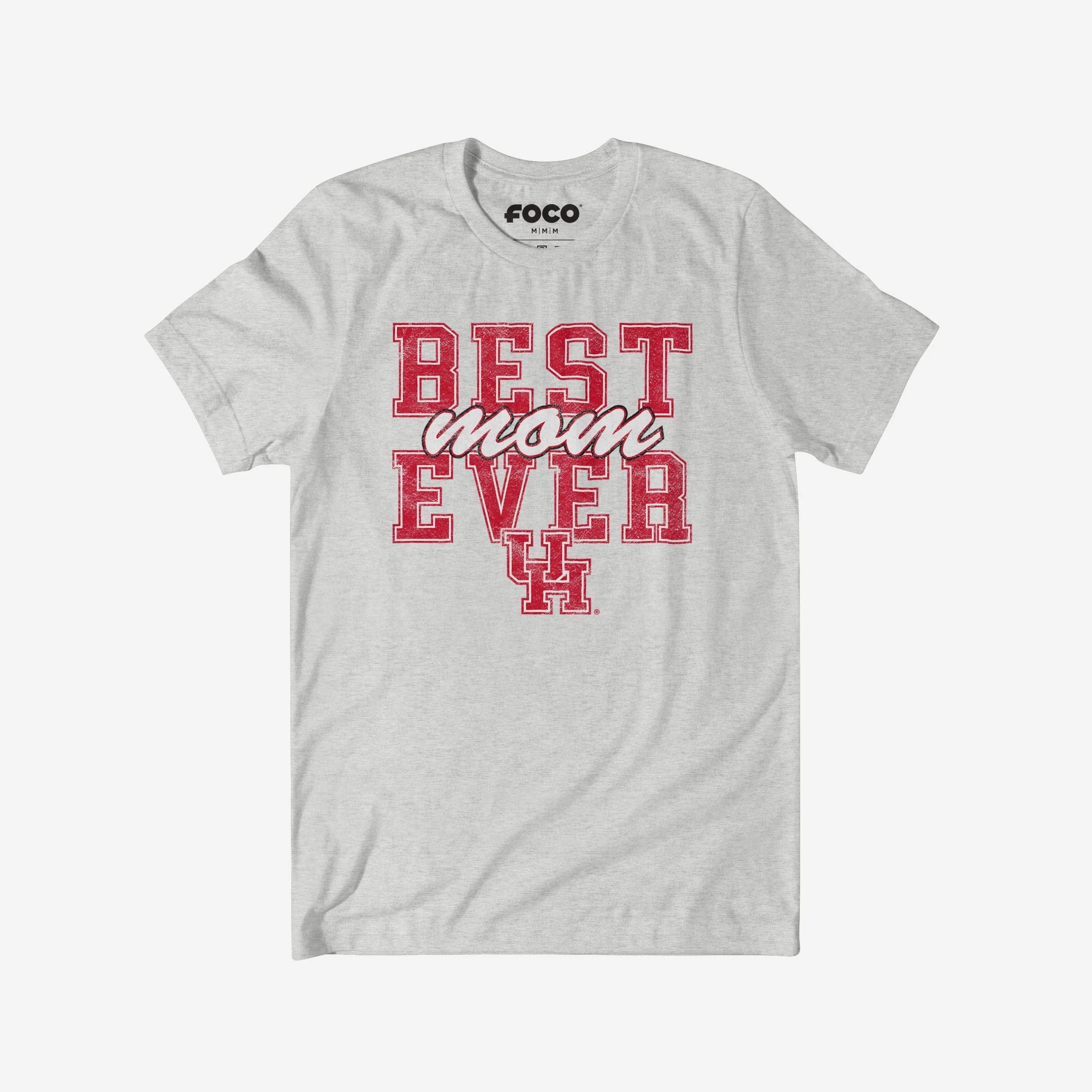Houston Cougars Best Mom Ever Stacked T-Shirt