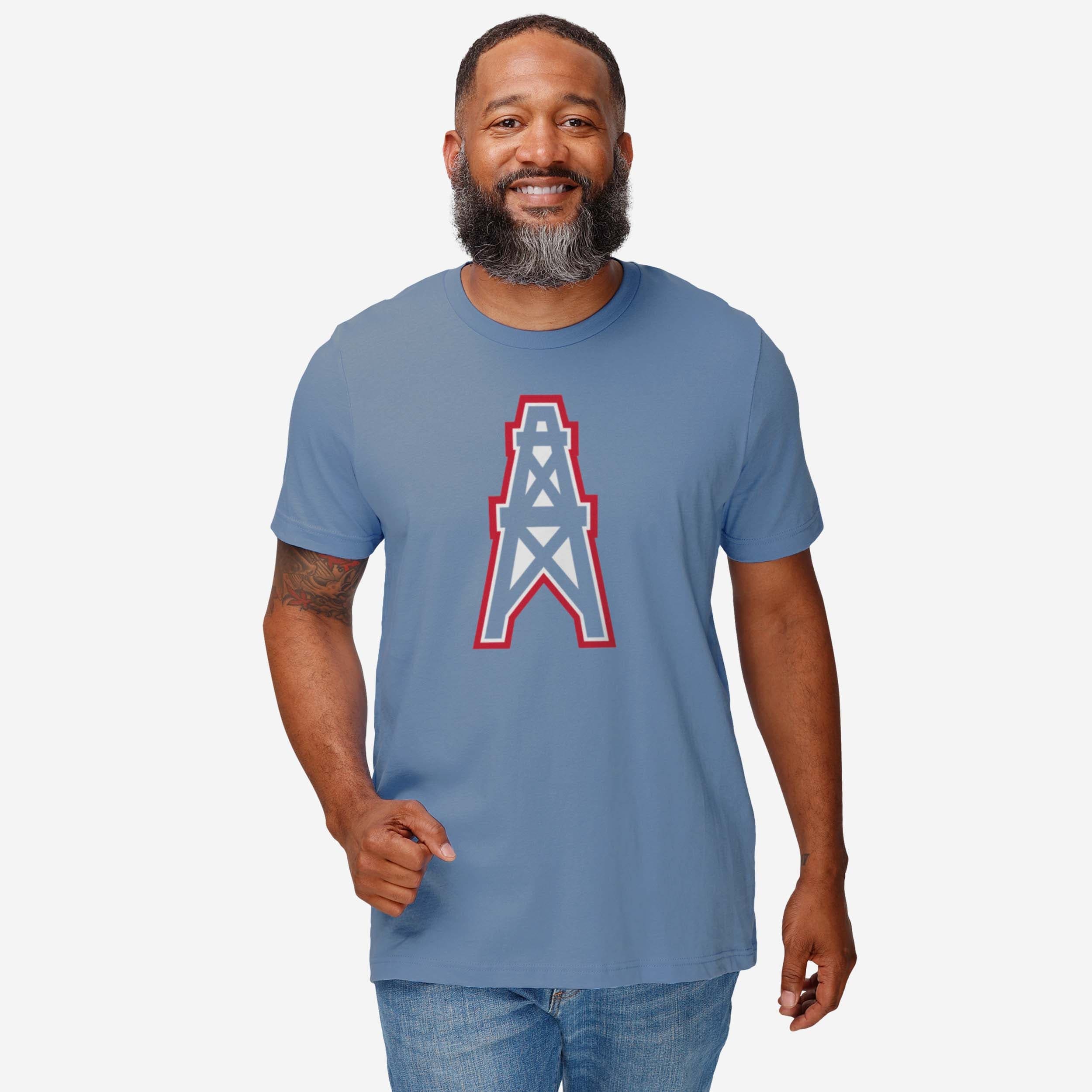 Houston Oilers 1980 Retro Logo T-Shirt - Image 6