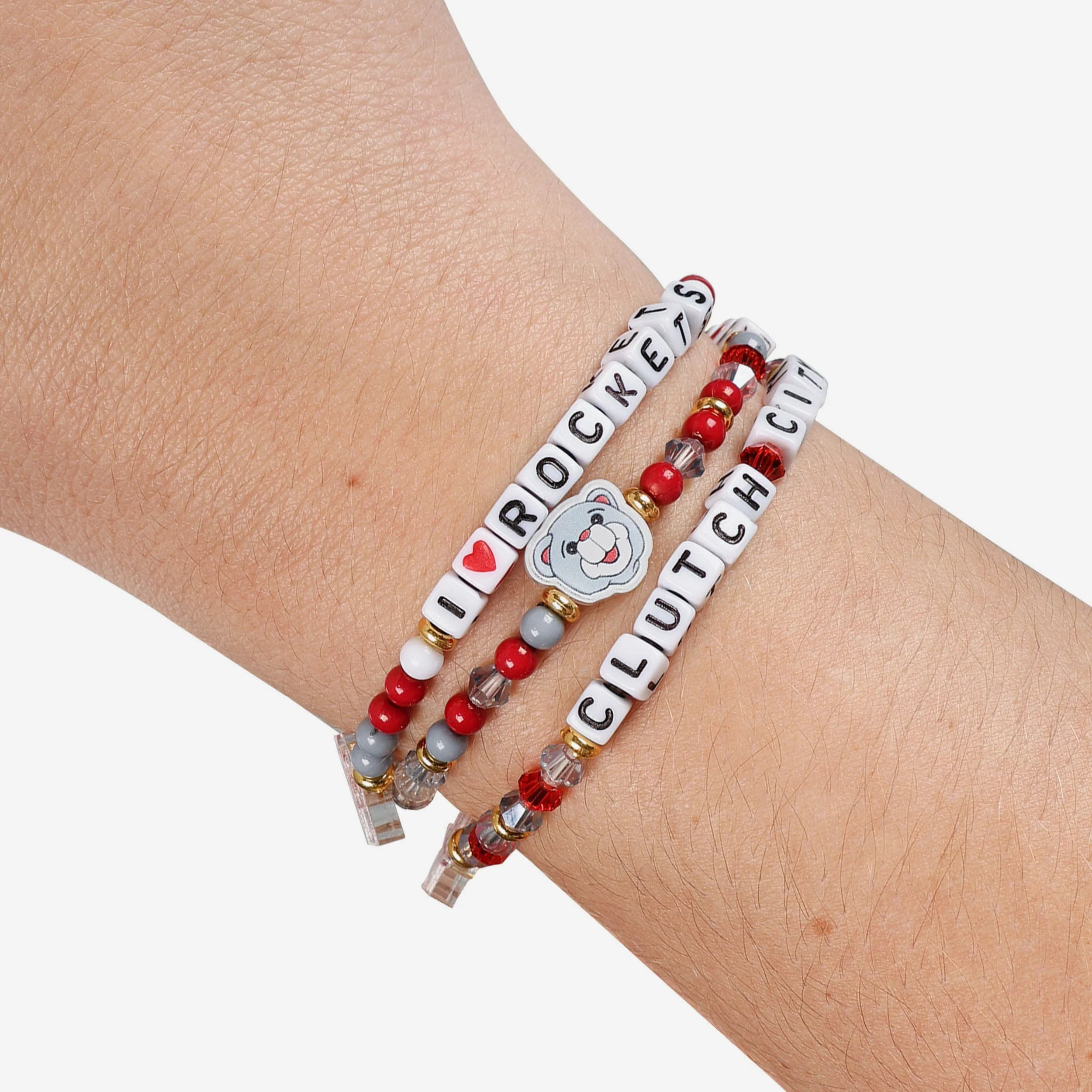 Houston Rockets 3 Pack Friendship Bracelet - Image 4