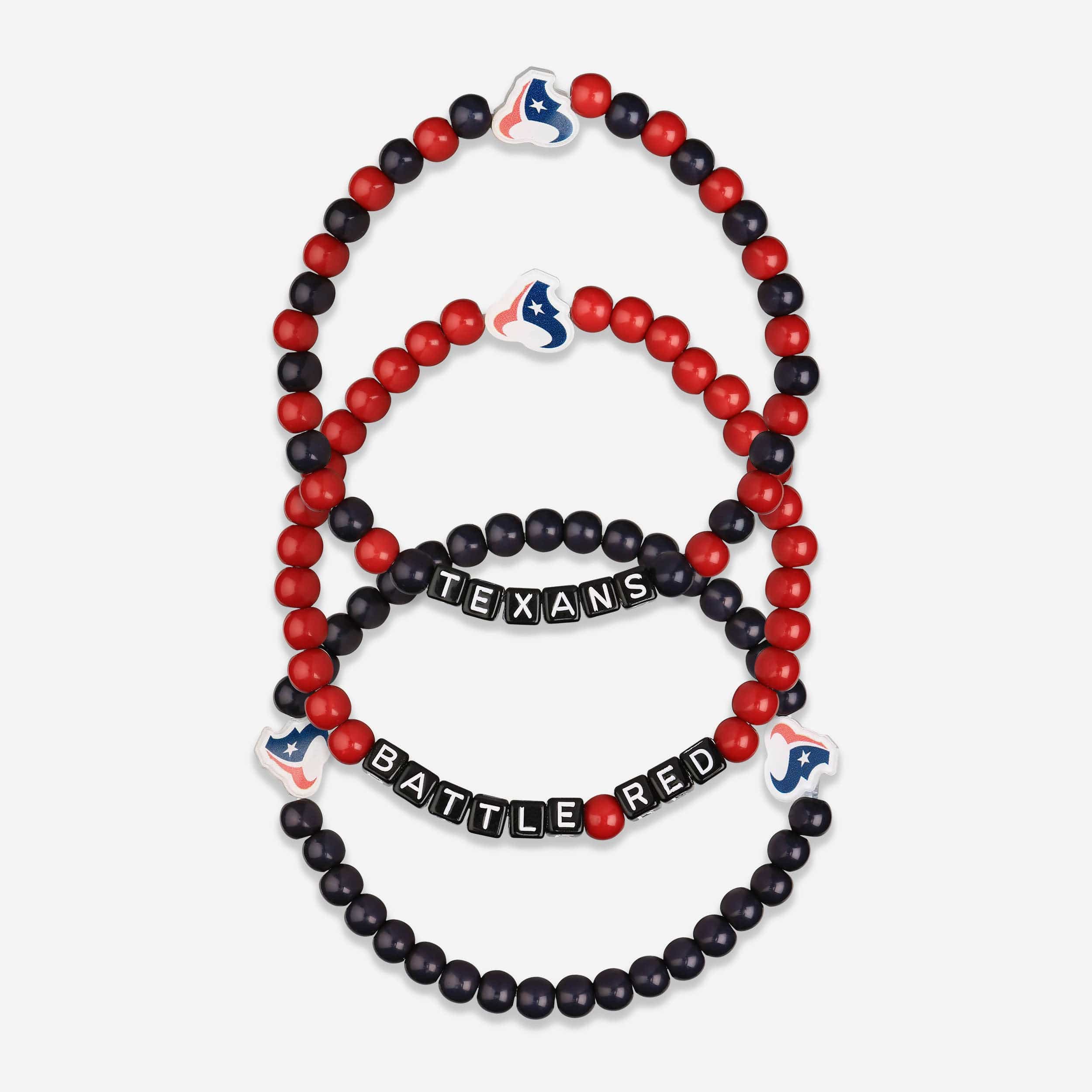 Houston Texans 3 Pack Beaded Friendship Bracelet